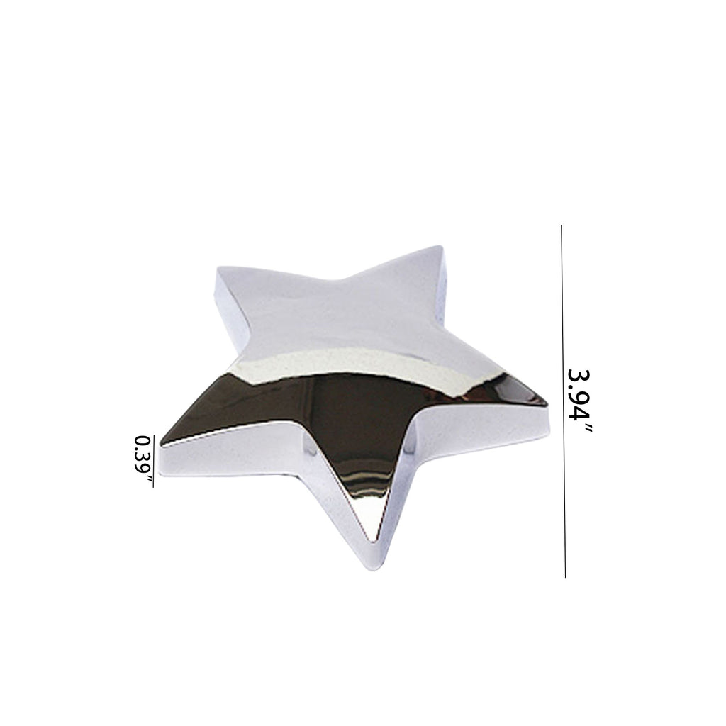 Metal Craft Star-Shaped Paperweight Trophy Star