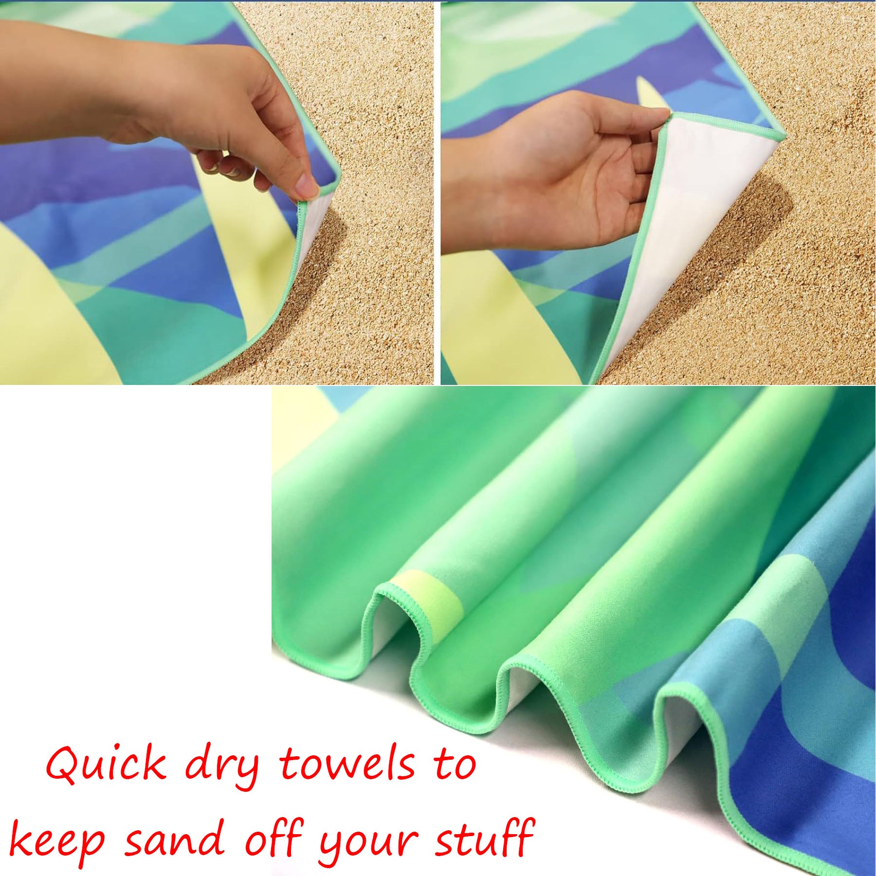 Custom Sand Free Quick-Dry Beach Towel