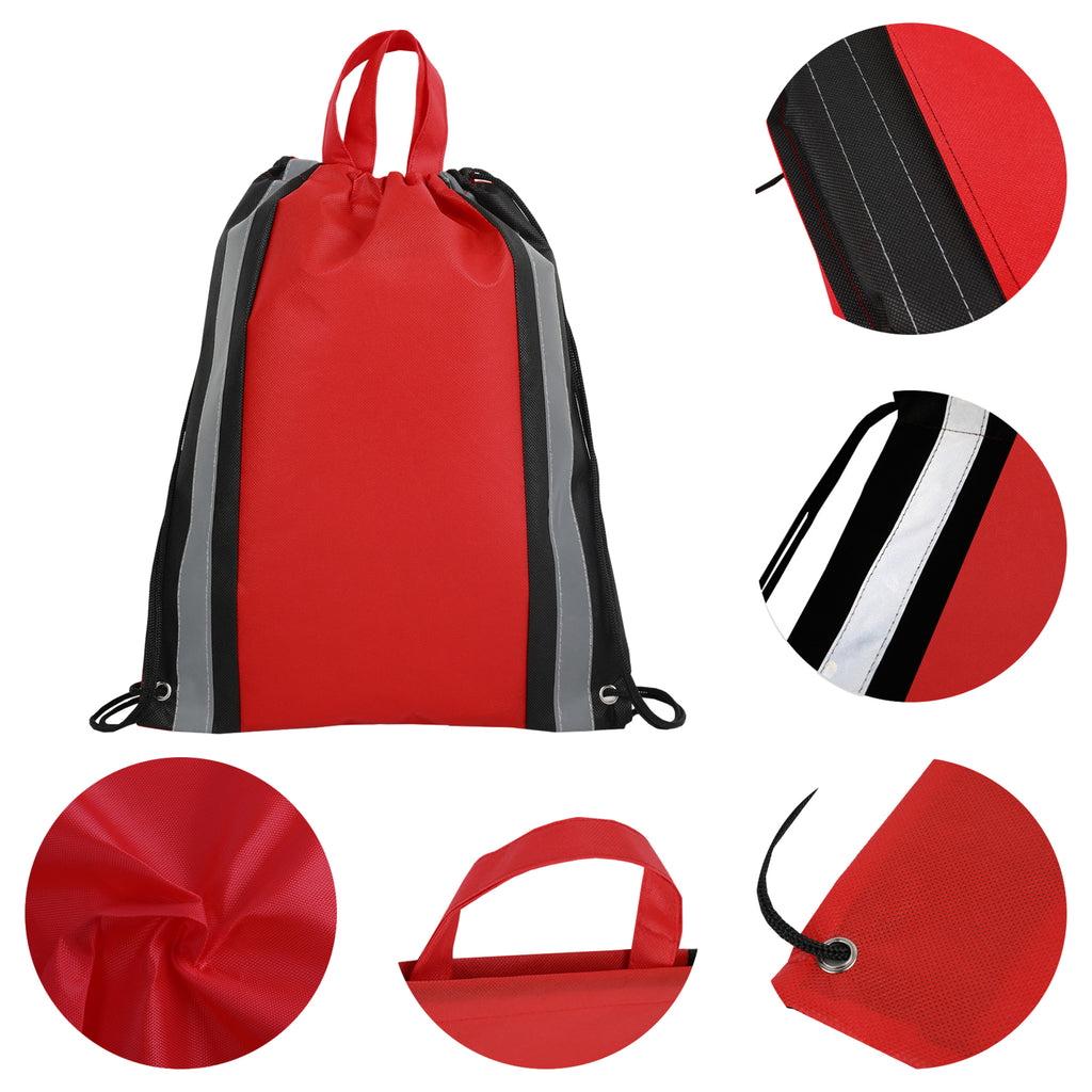 Reflective Hit Drawstring Backpack