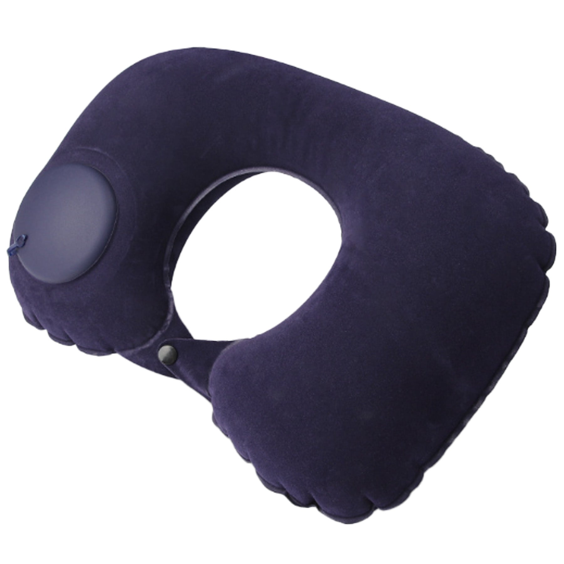 Inflatable Neck Care U-Shape Pillow Push Portable Travel