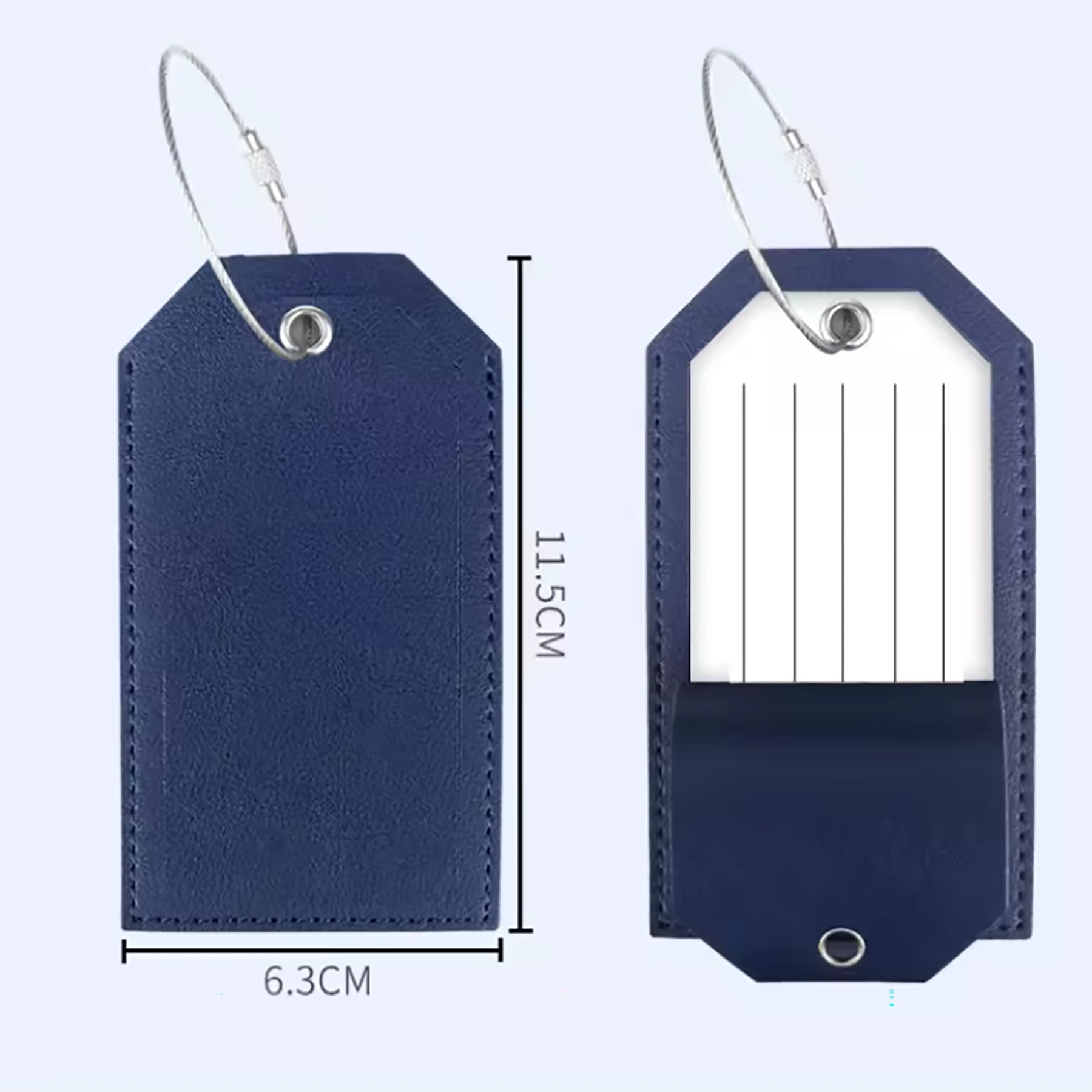 PU Leather Luggage Tag
