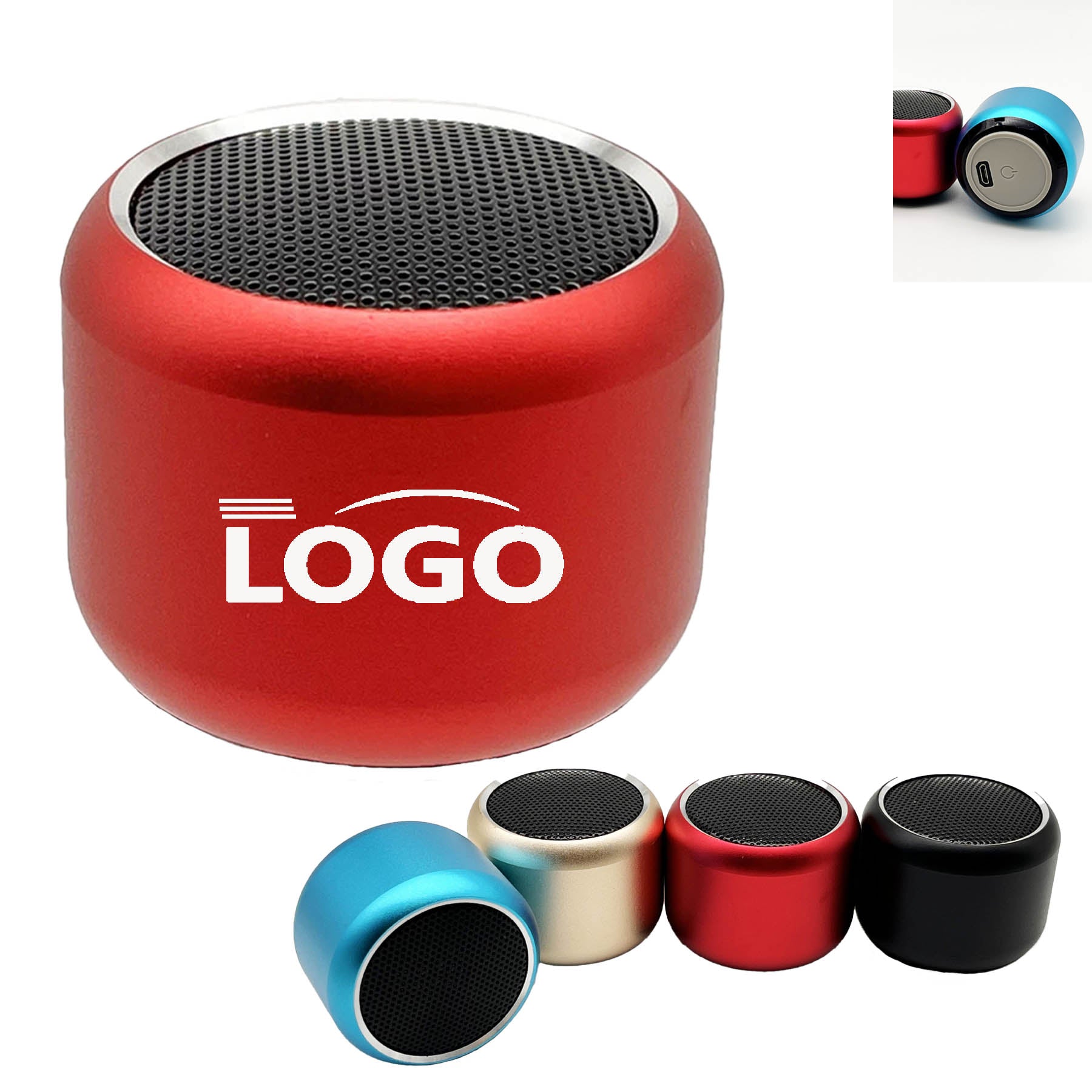 New Mini Gradient Cylinder Bluetooth Speaker