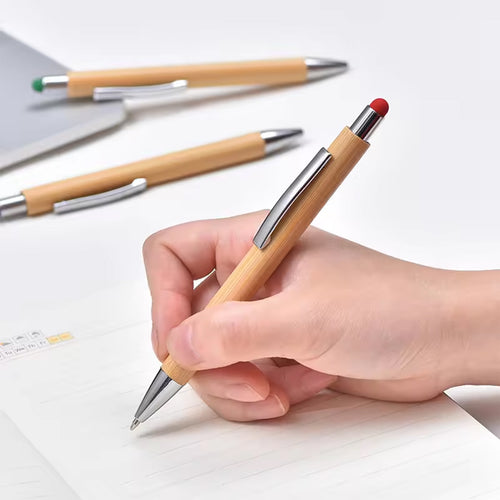 Bamboo Retractable Ballpoint Pen