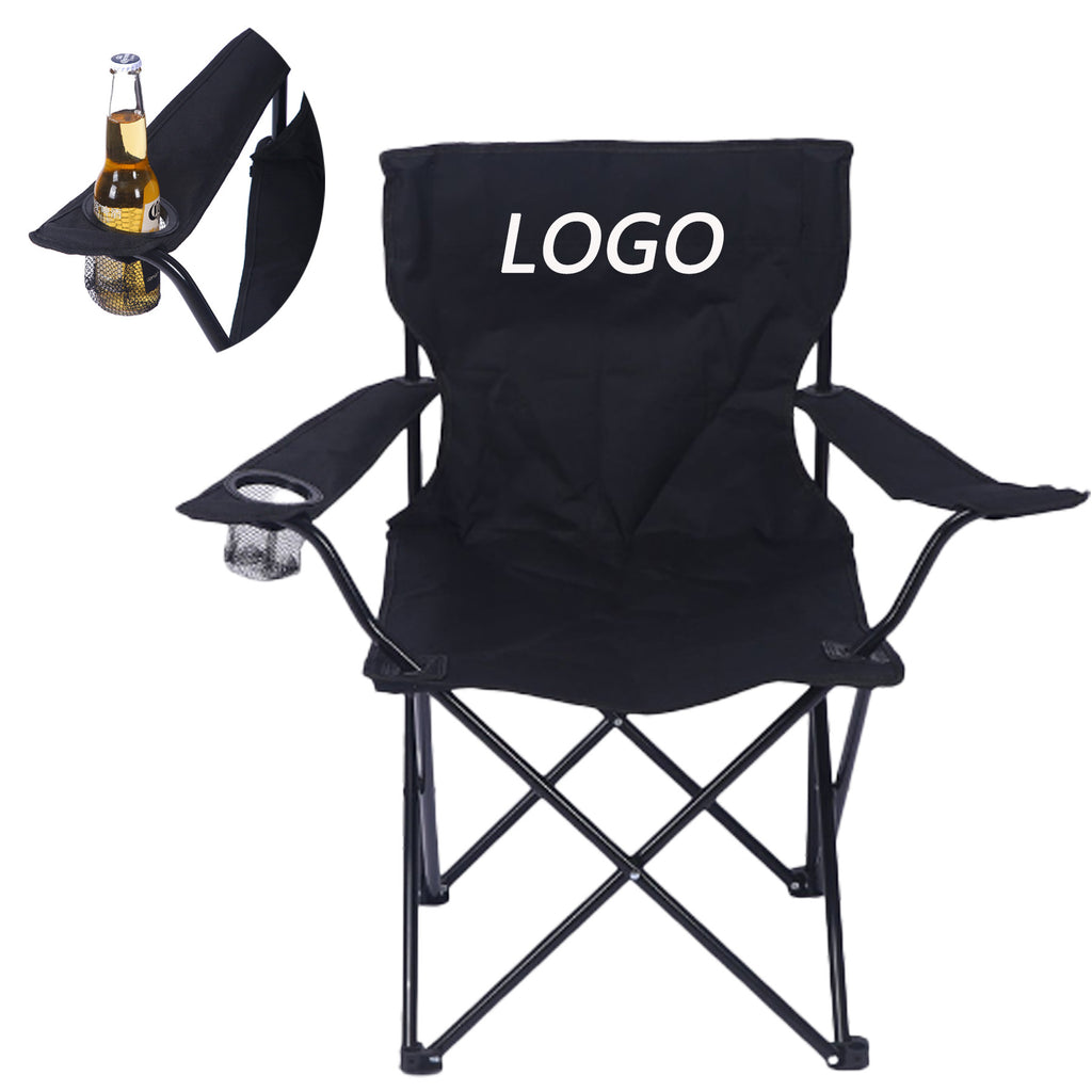 Folding Chair Camping Portable Backrest Armrests