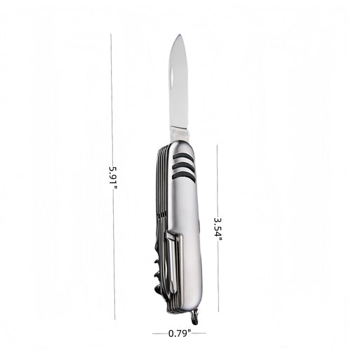 11 In 1 Stainless Steel Multi Functional Folding Knife