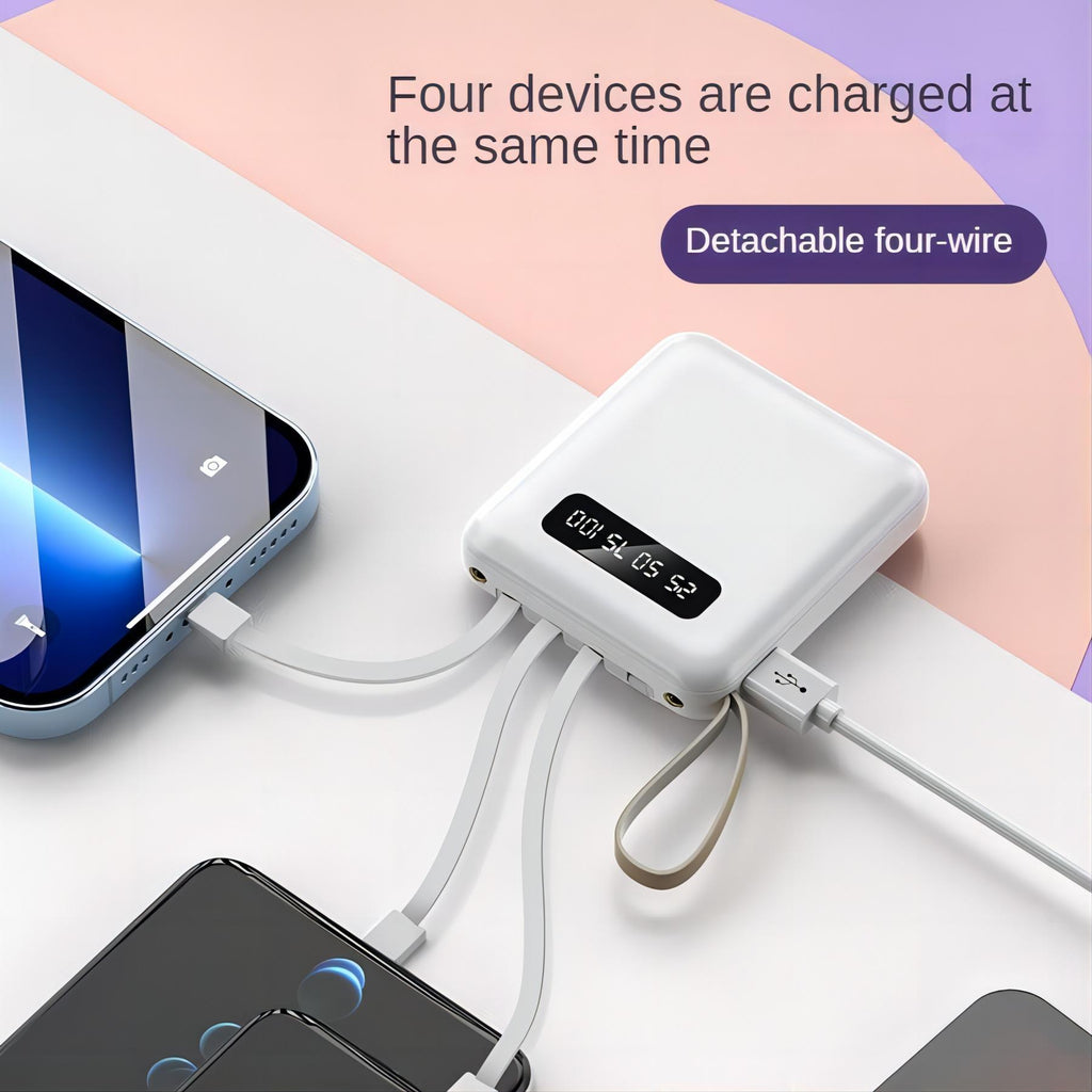 4 In 1 Usb 20000Mah Mini Bank Powerbank