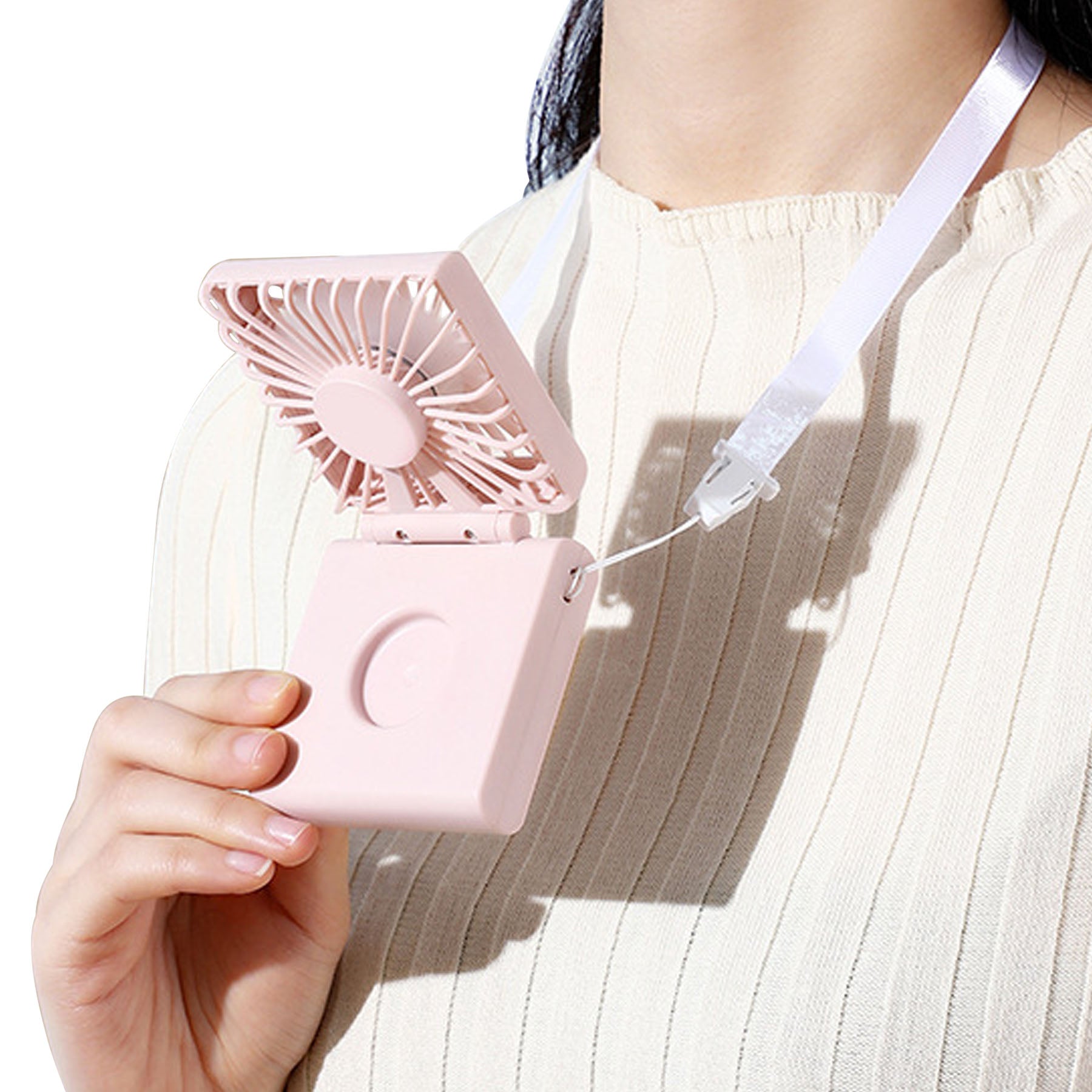 Square Folding Fan