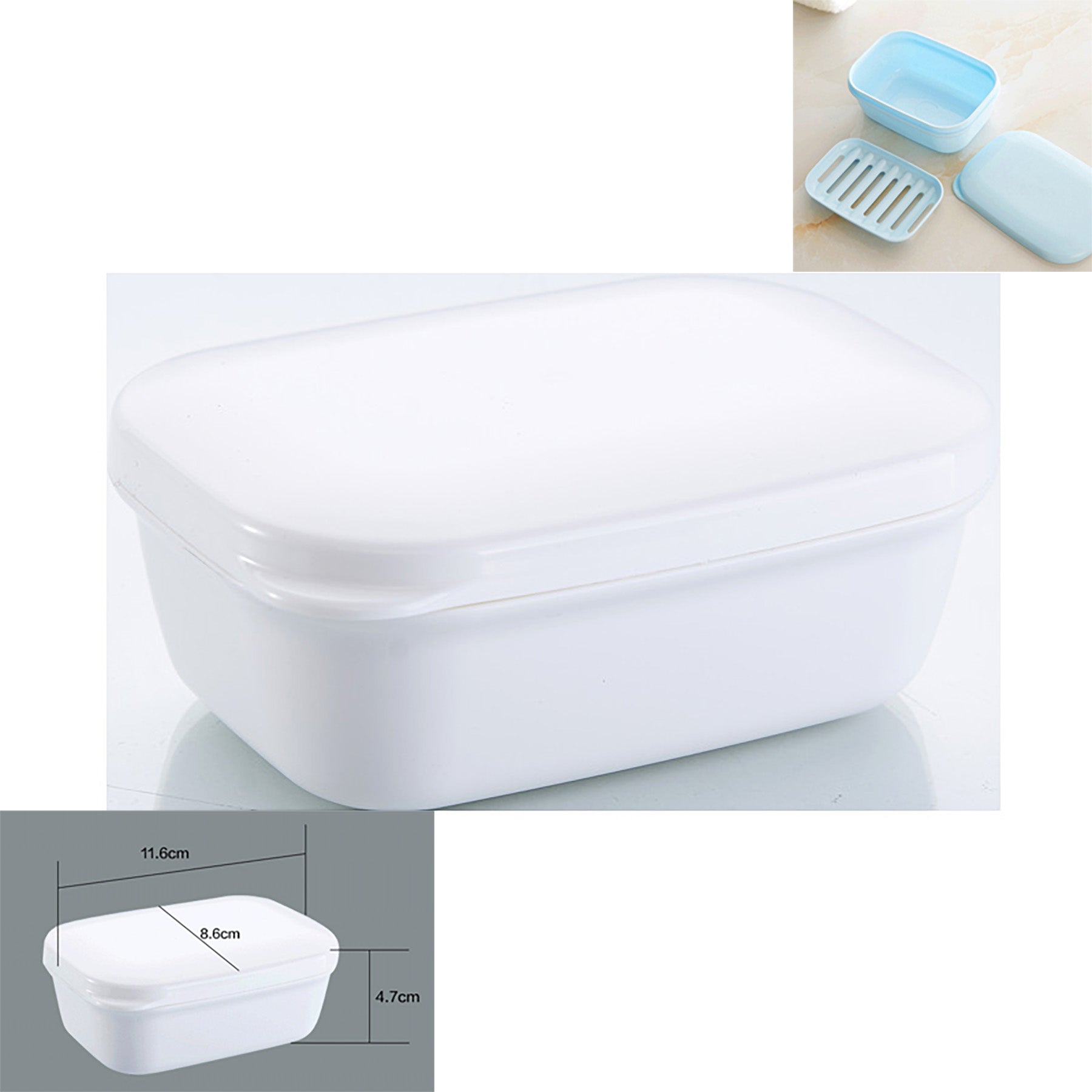 Double Drain Soap Box