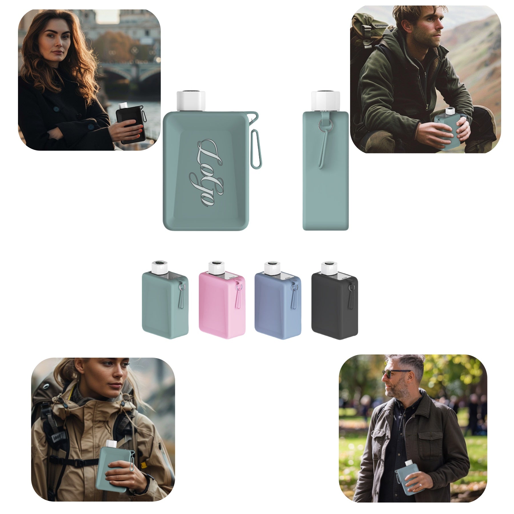 Silicone Hiking Water Cup