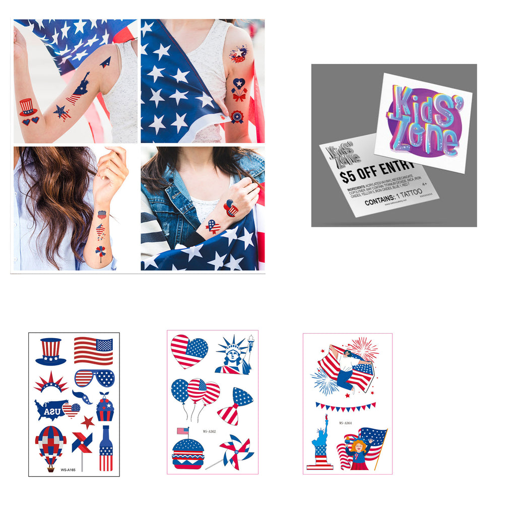 2" X 2.7" Custom Classic Waterproof Temporary Tattoo