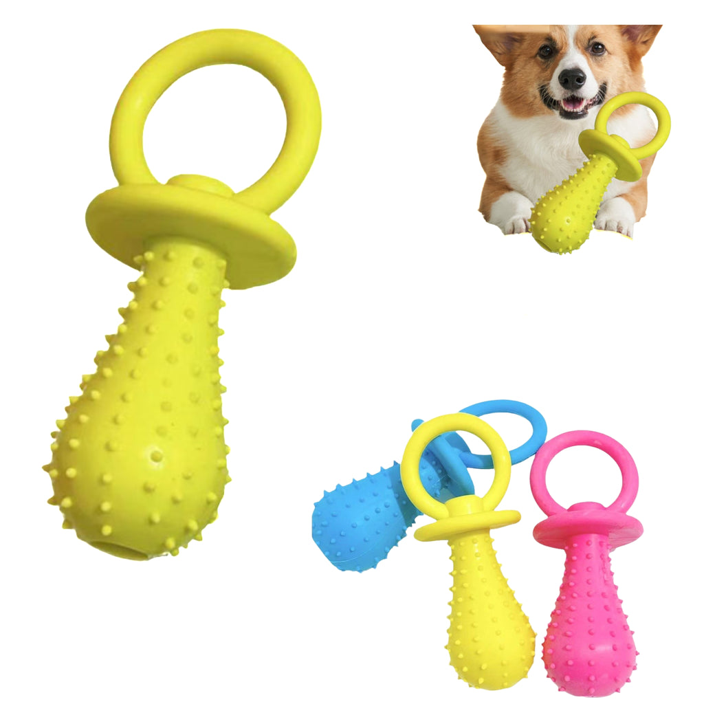 Squeaky Puppy TPR Pacifier Toy Interactive Training