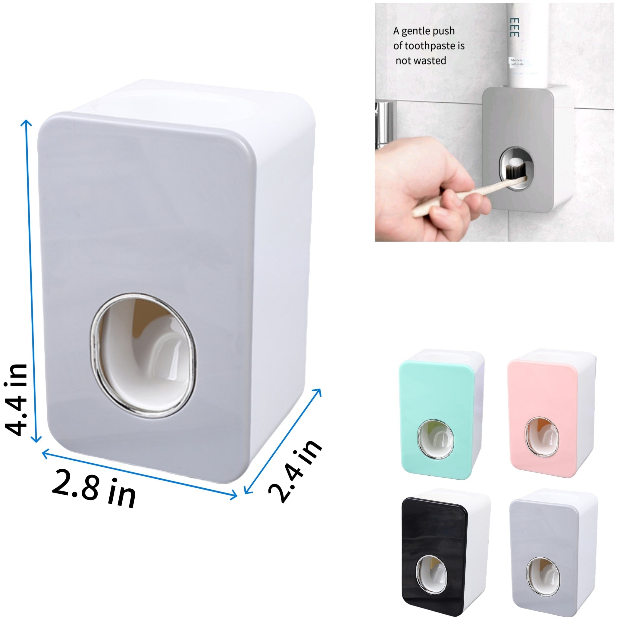 Drill Free Automatic Toothpaste Dispenser