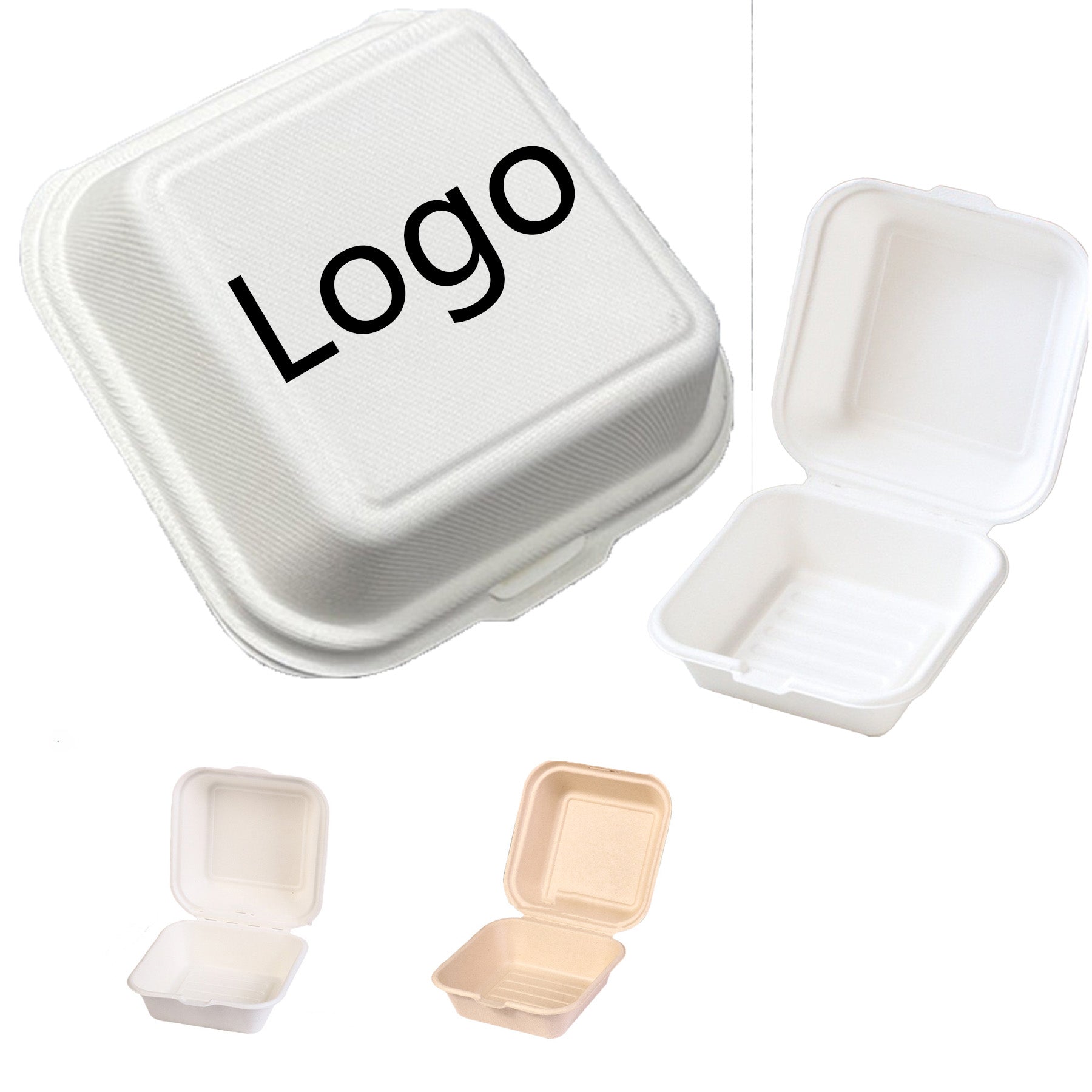 Creative Hamburger Box Thickened Oil Proof Heat Insulation