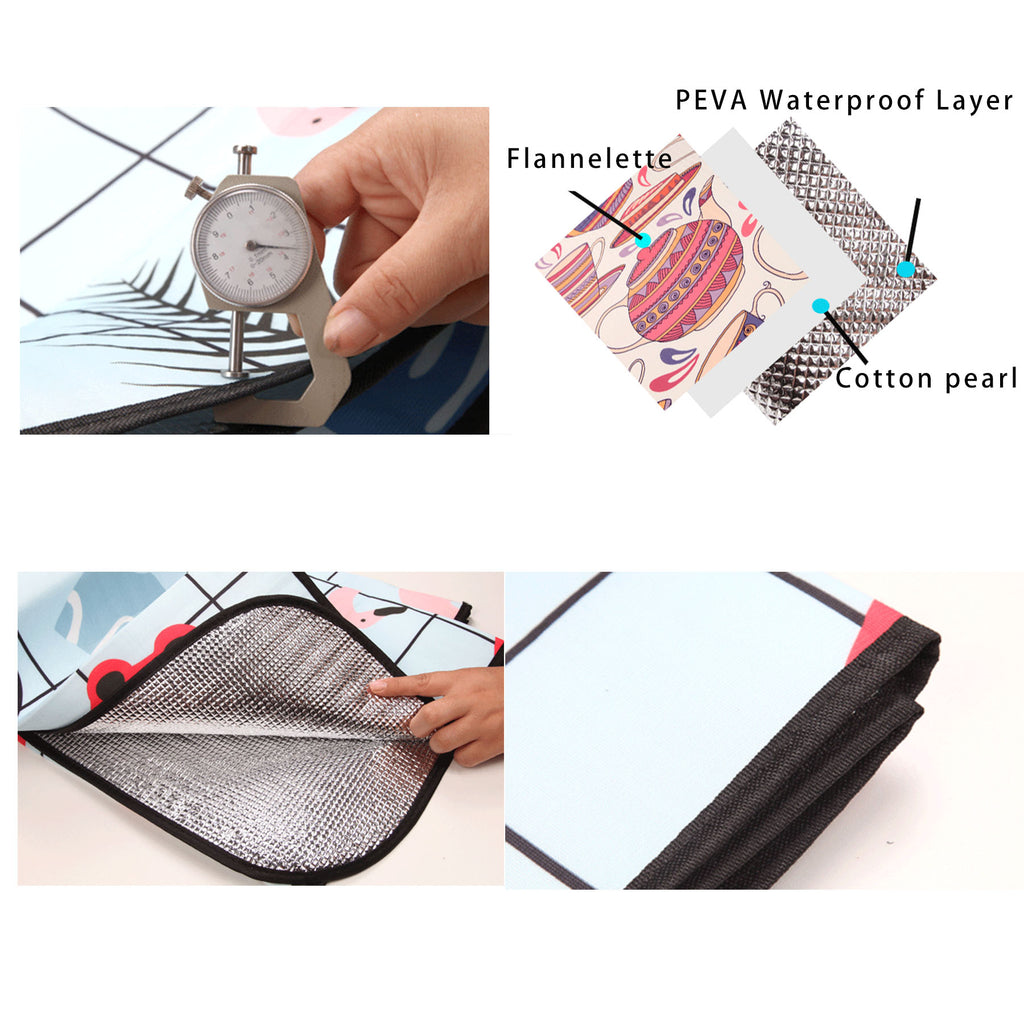 Custom Cartoon Design Waterproof Picnic Mat
