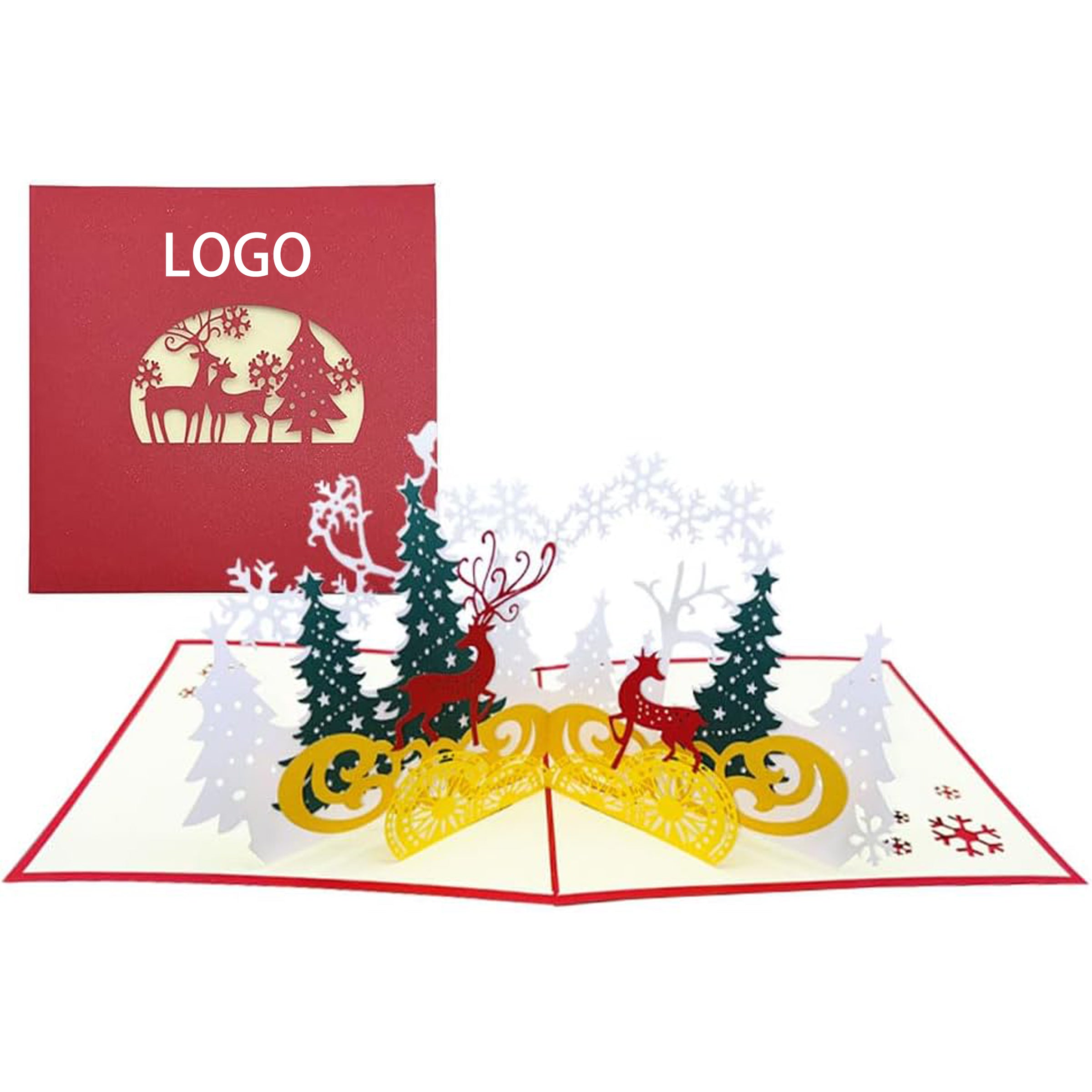 3D Christmas Greeting Card