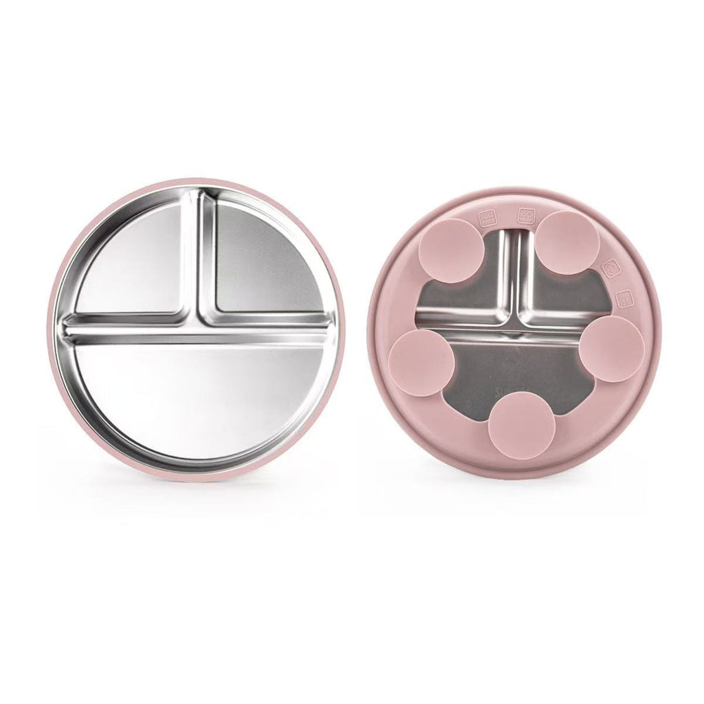 Children's Stainless Steel Baby Food Plates