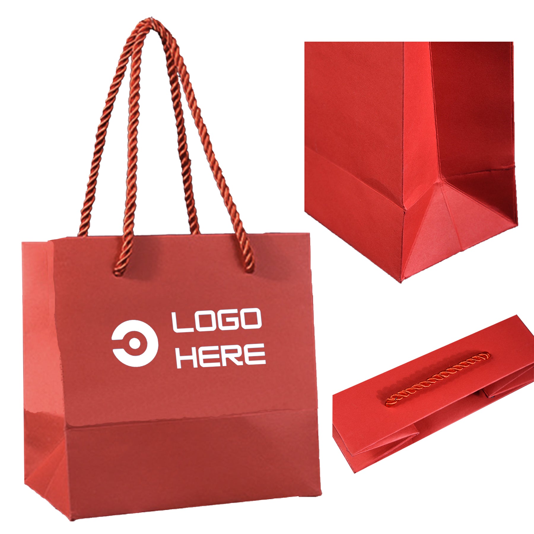 Red Paper Handheld Bag