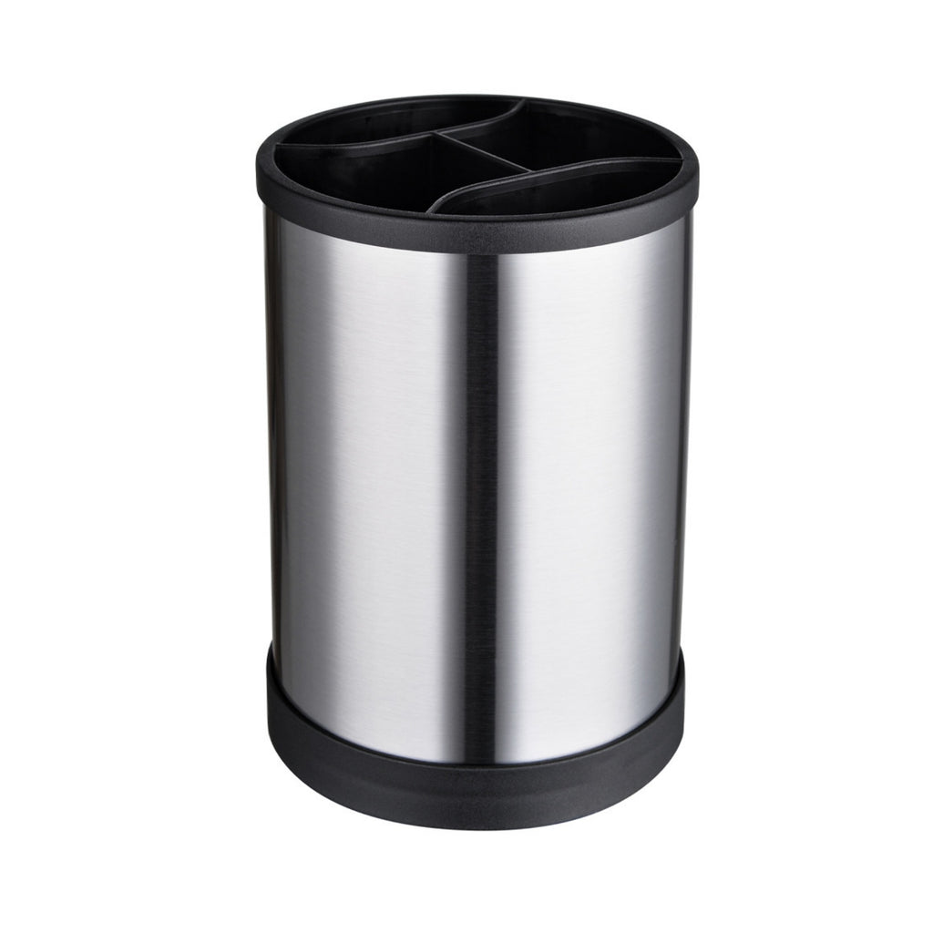 Rotating Stainless Steel Tableware Storage Bucket