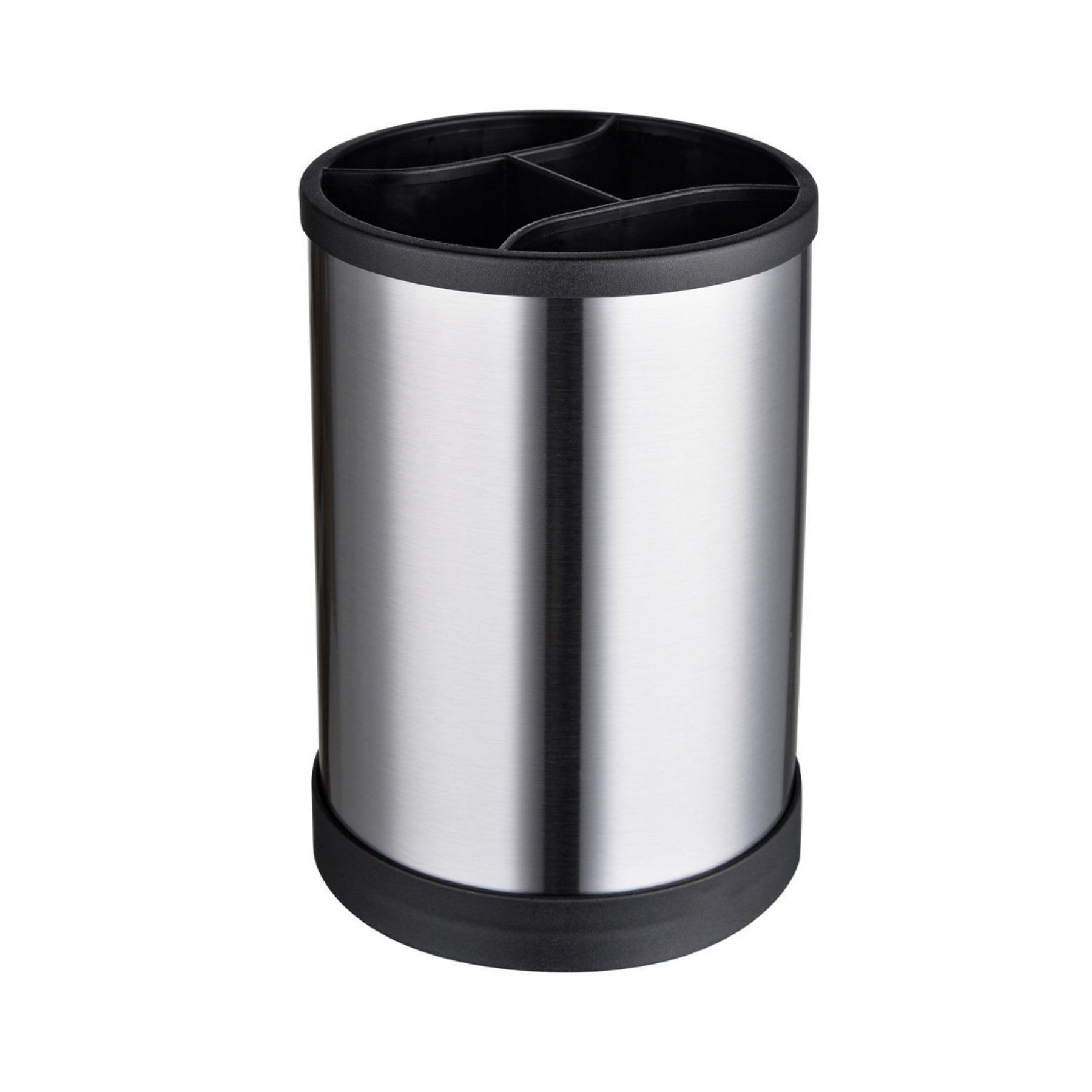 Rotating Stainless Steel Tableware Storage Bucket
