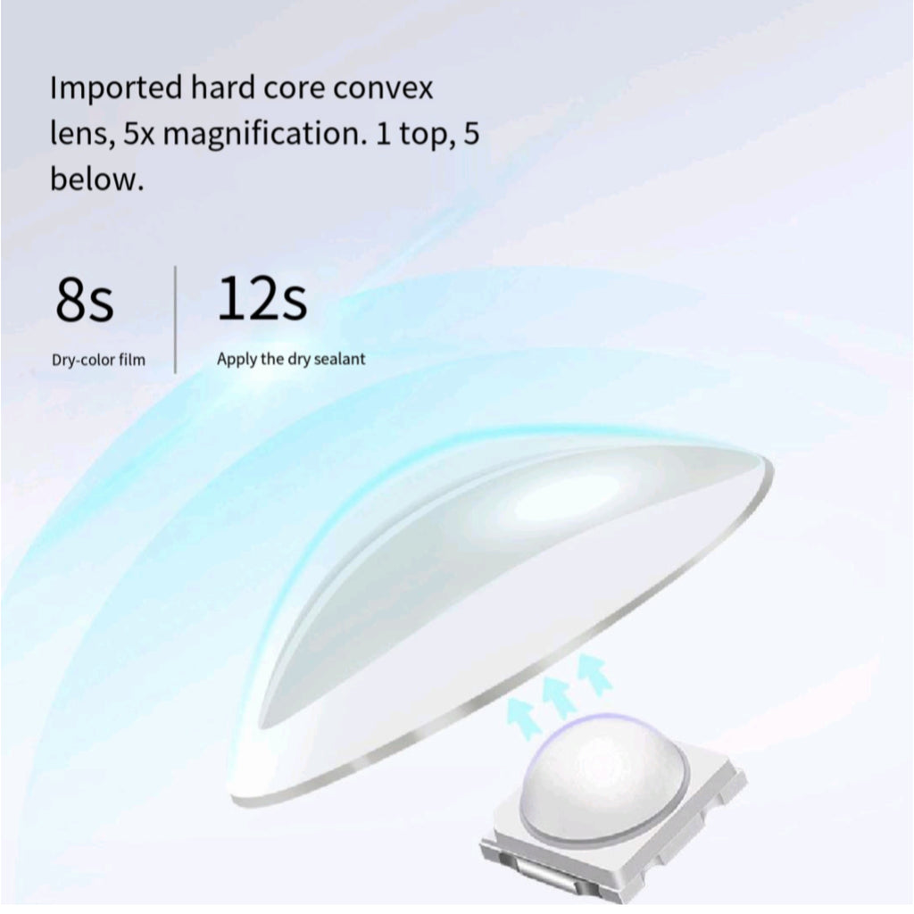 Portable Cordless Nail Lamp Rechargeable Mini LED Fast Cure