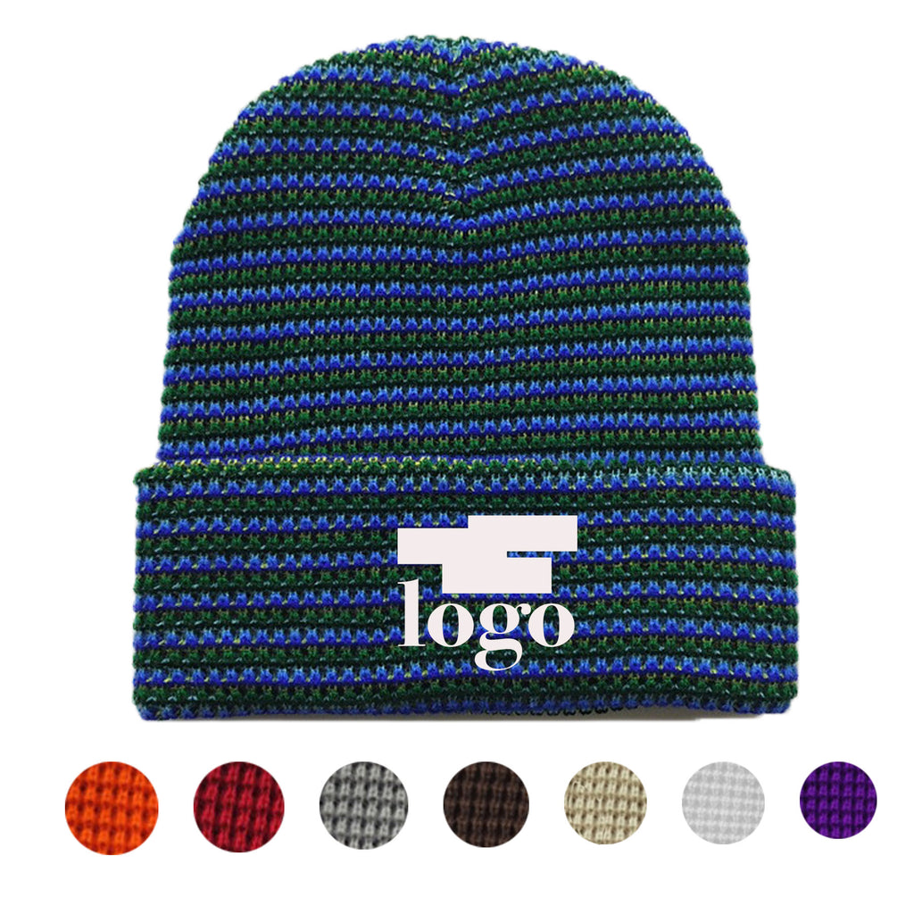 Waffle Knit Beanie Hat