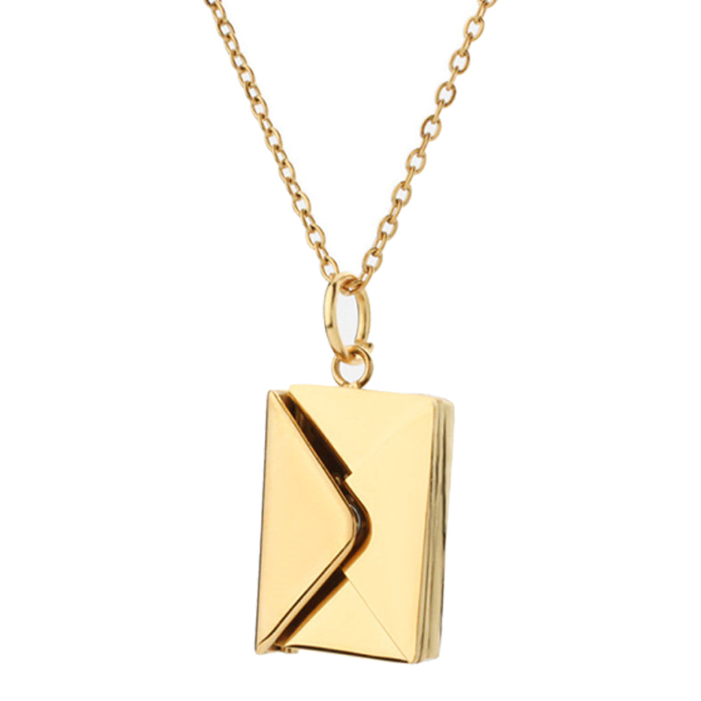 Metal Envelope Love Letter Necklace