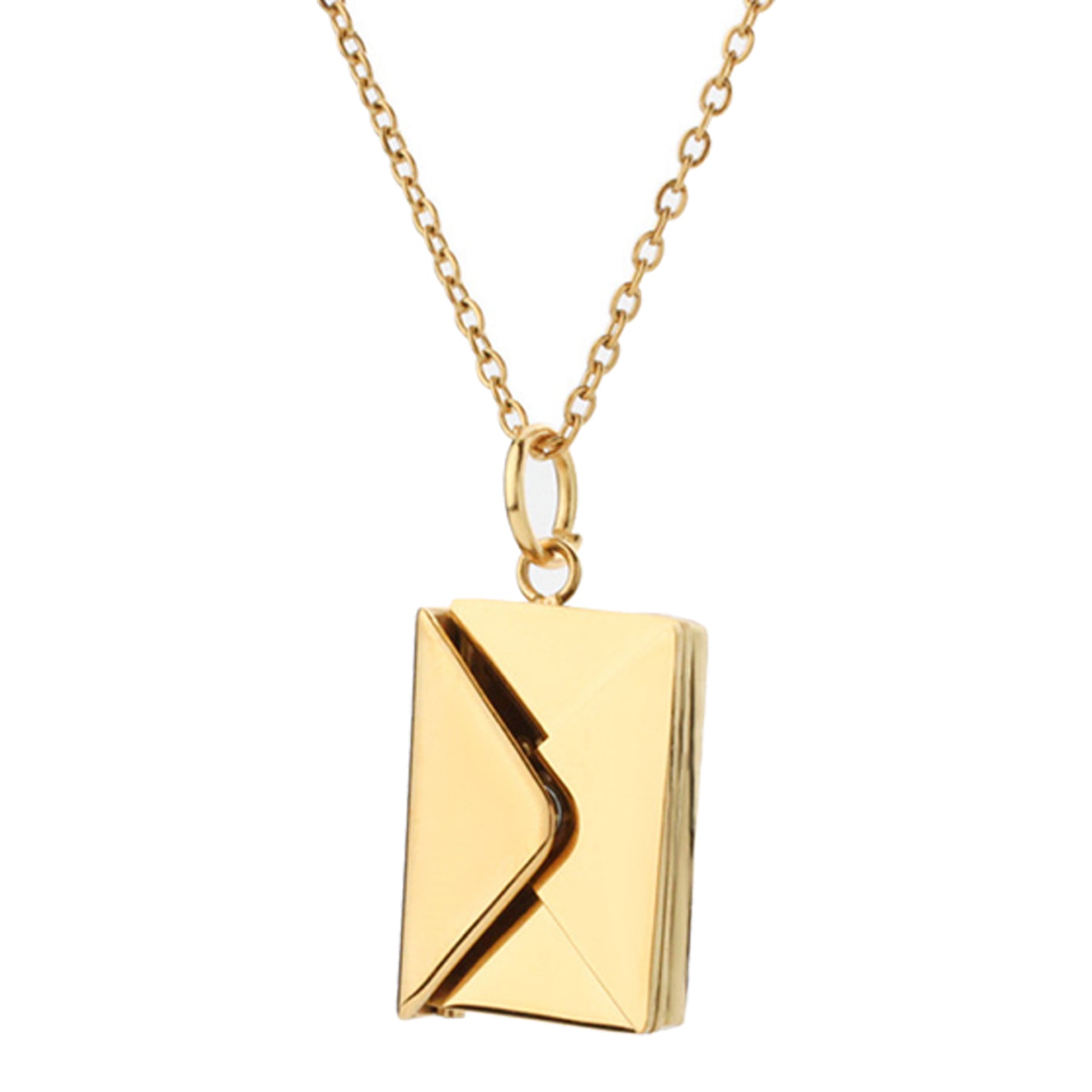 Metal Envelope Love Letter Necklace