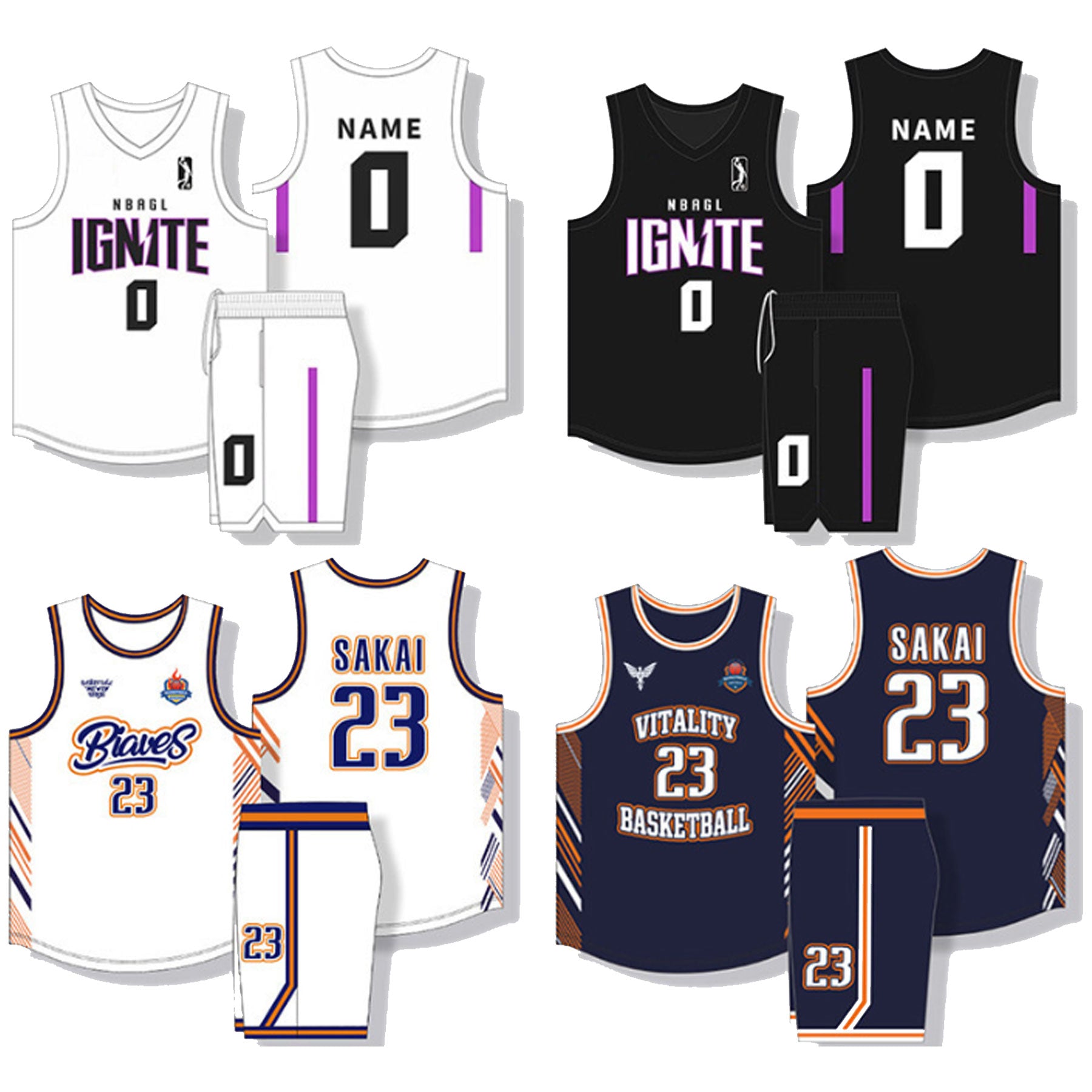 Custom Basketball Uniforms