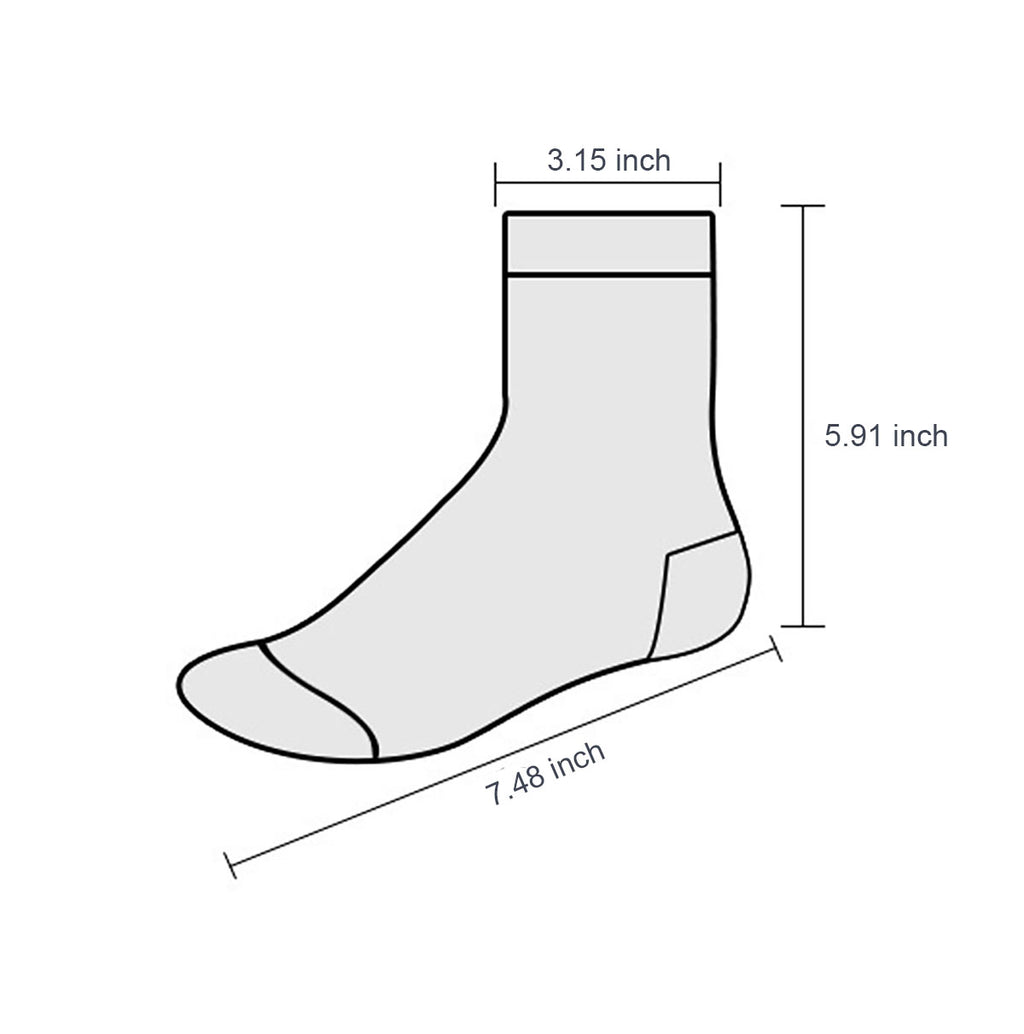 Unisex Pure Cotton Solid Color Socks