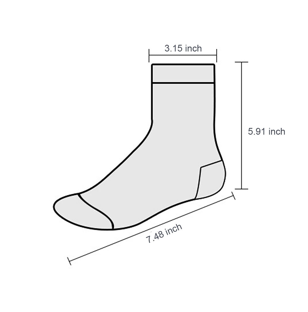 Unisex Pure Cotton Solid Color Socks
