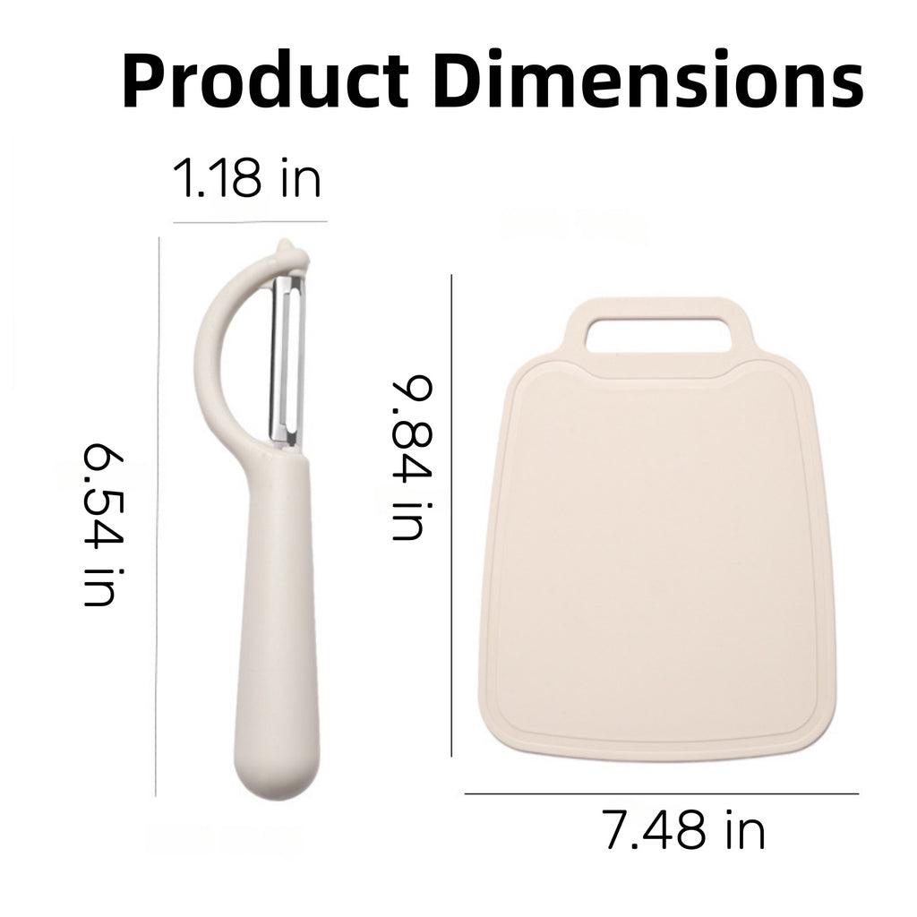 Portable Three-piece Cutting Board Set