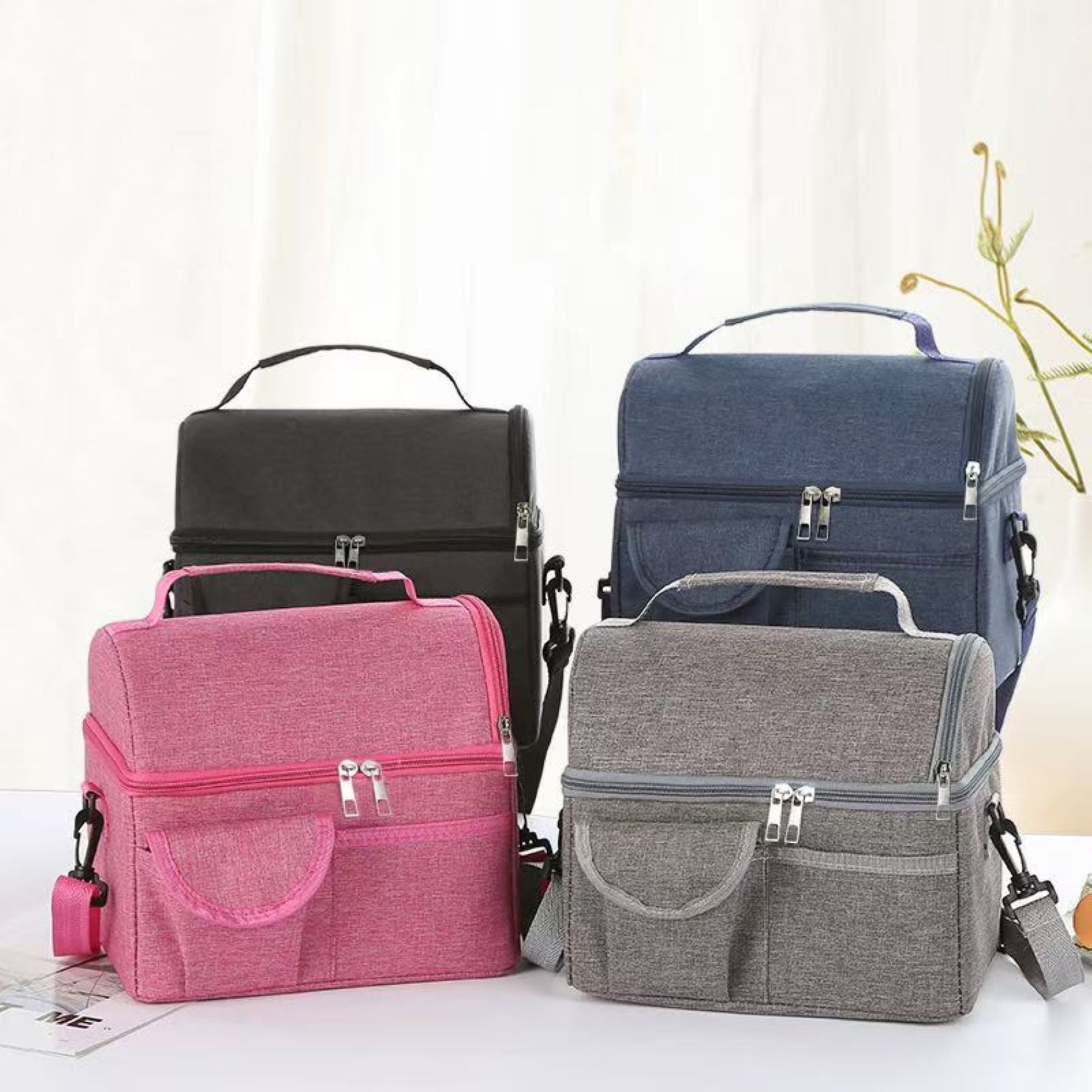 Large Double-Layer Insulated Bag
