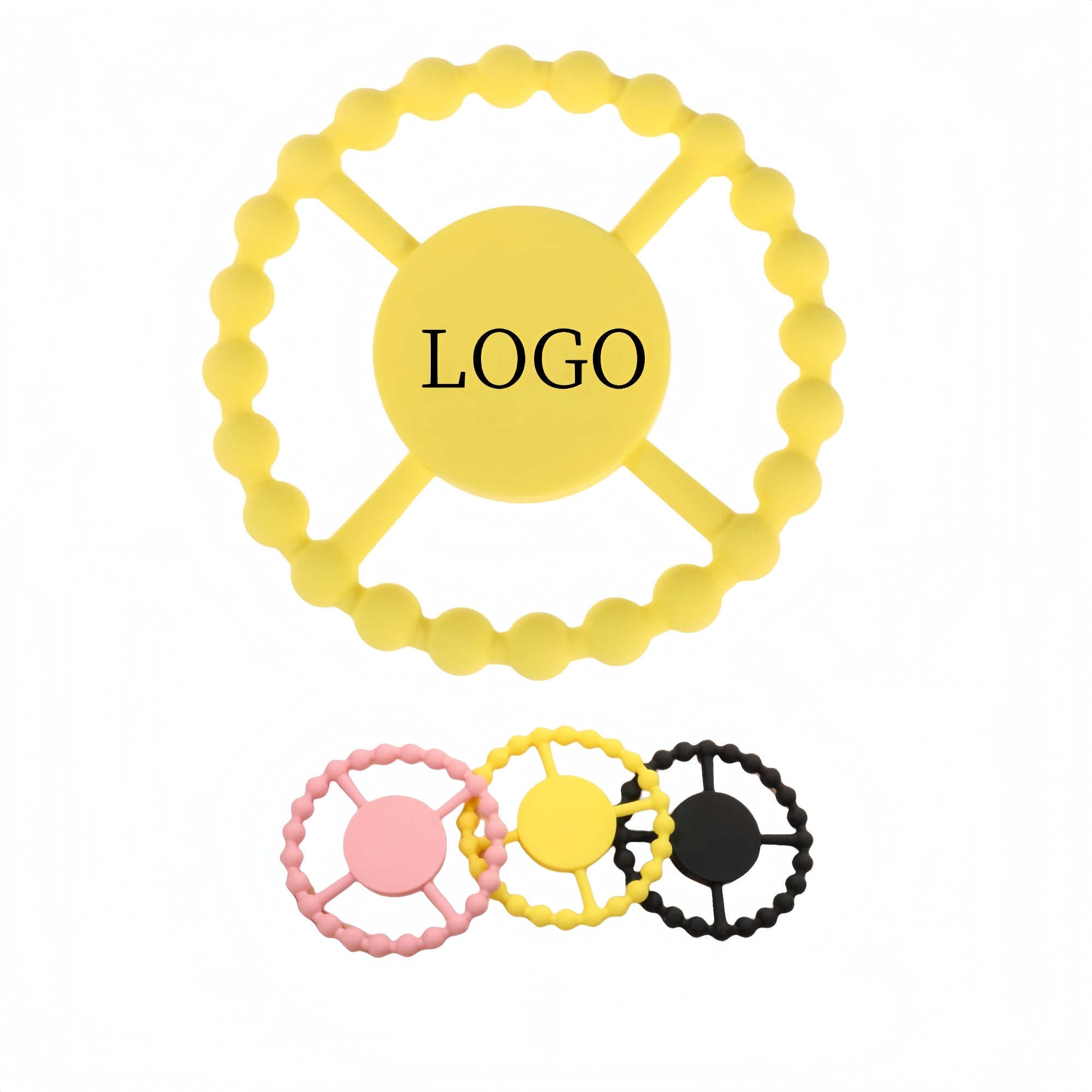 Food Grade Steering Wheel Shaped Teether