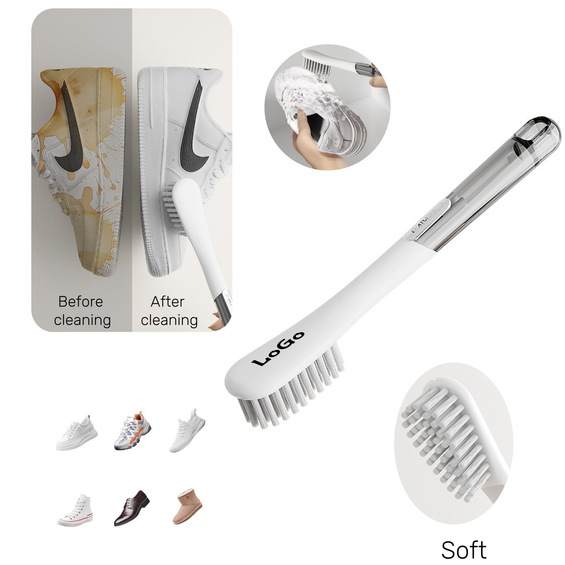 Multifunctional Long-handled Cleaning Brush