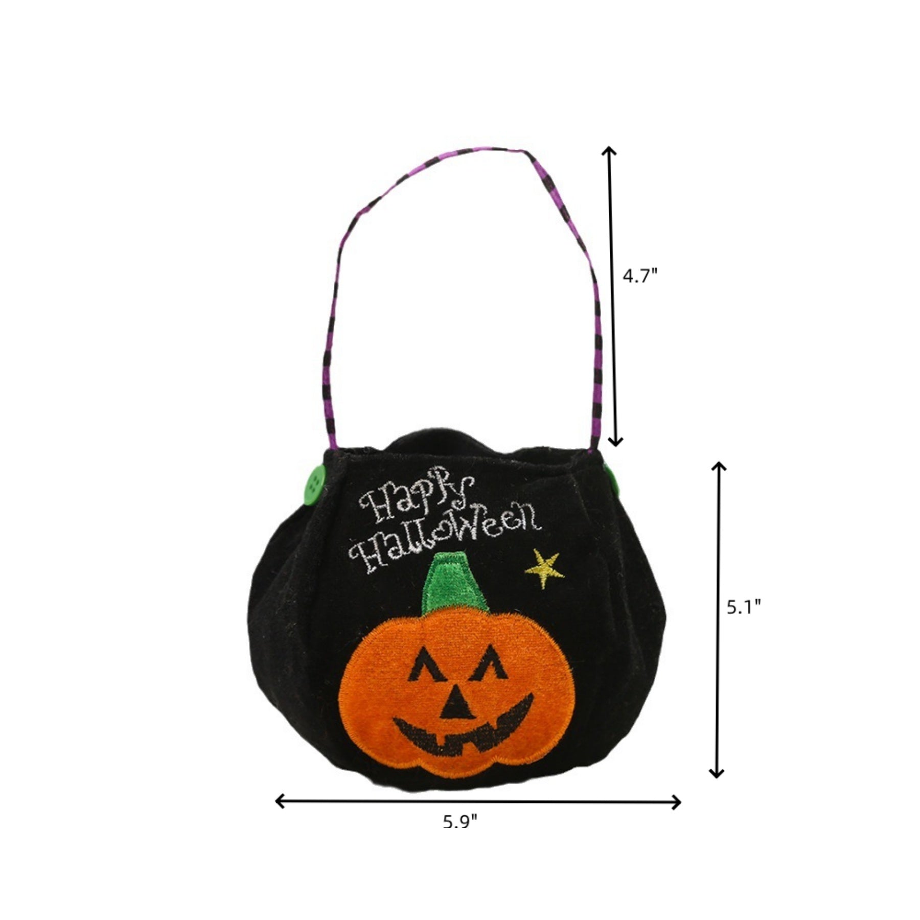 Halloween Pumpkin Candy Bag