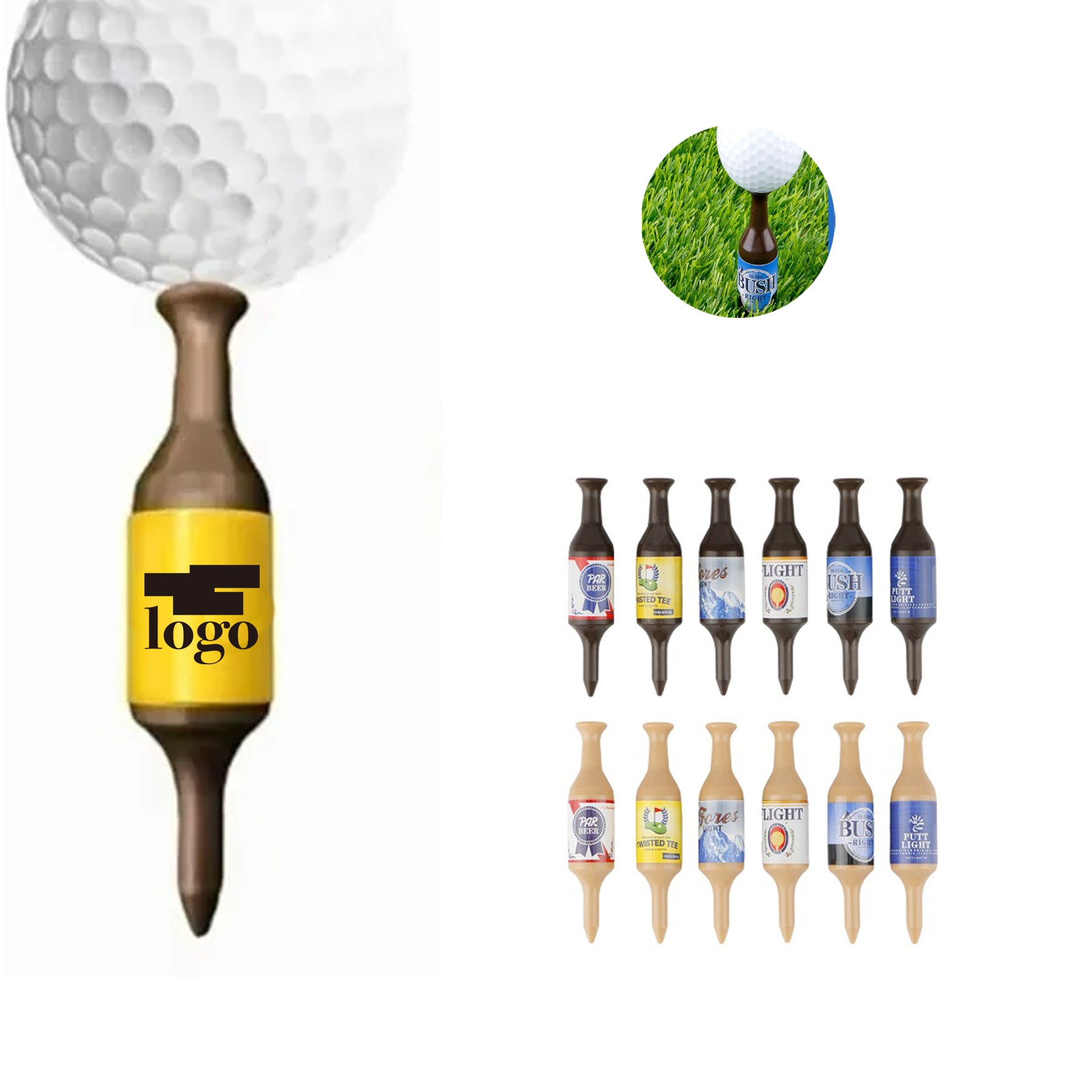 Creative Beer Cup Golf Ball Tees