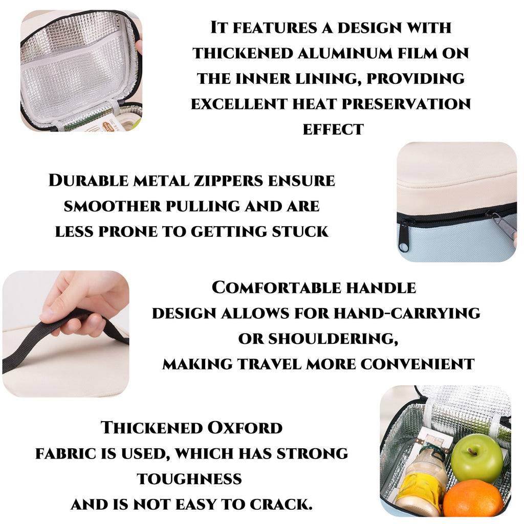 Two-tone Insulated Lunch Bag