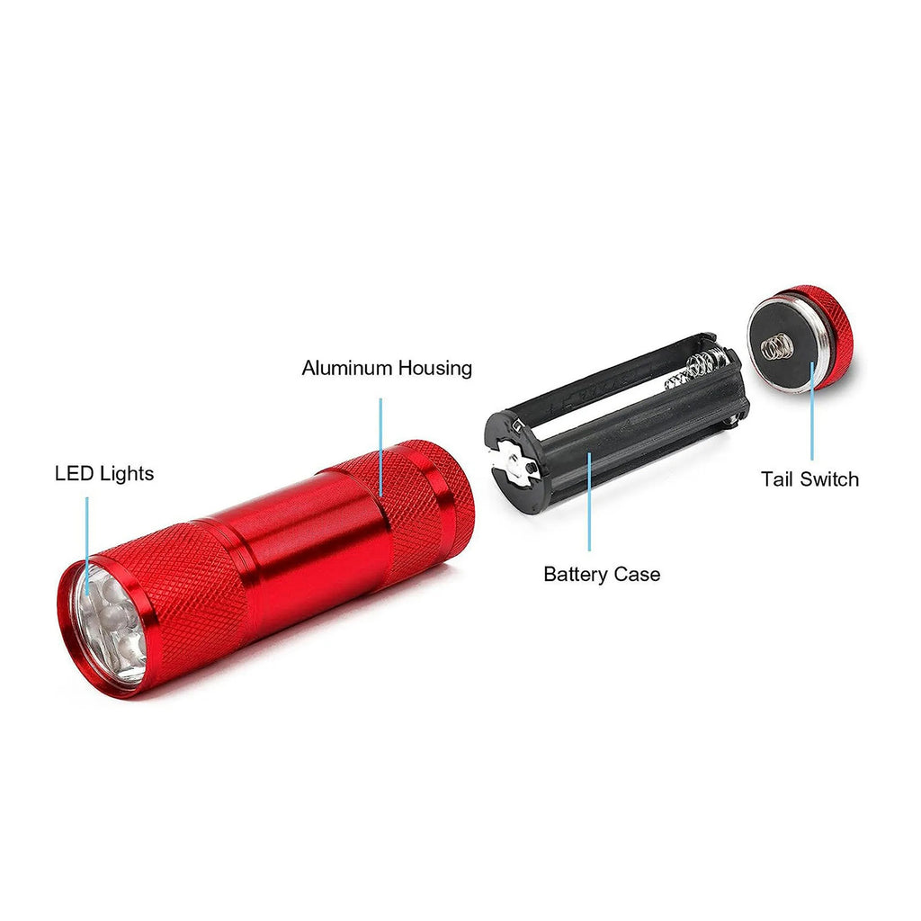 Aluminum Led Flashlights Set