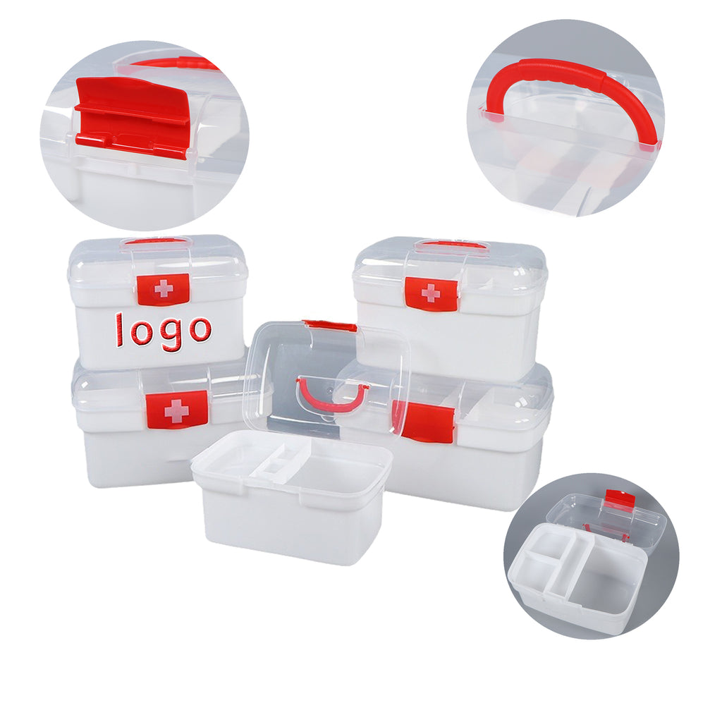 Transparent First Aid Box