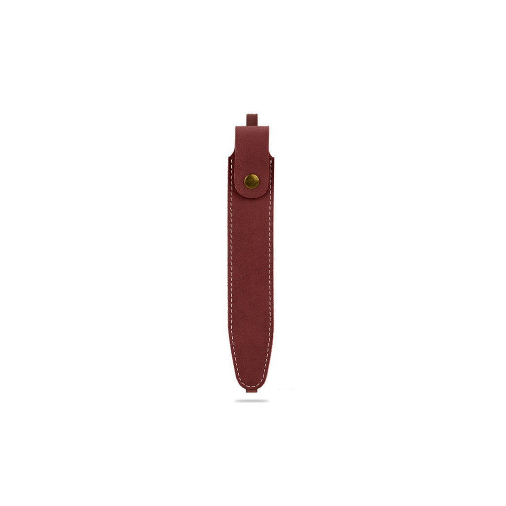 Notebook Elastic Belt PU Leather Single Storage Pen Bag