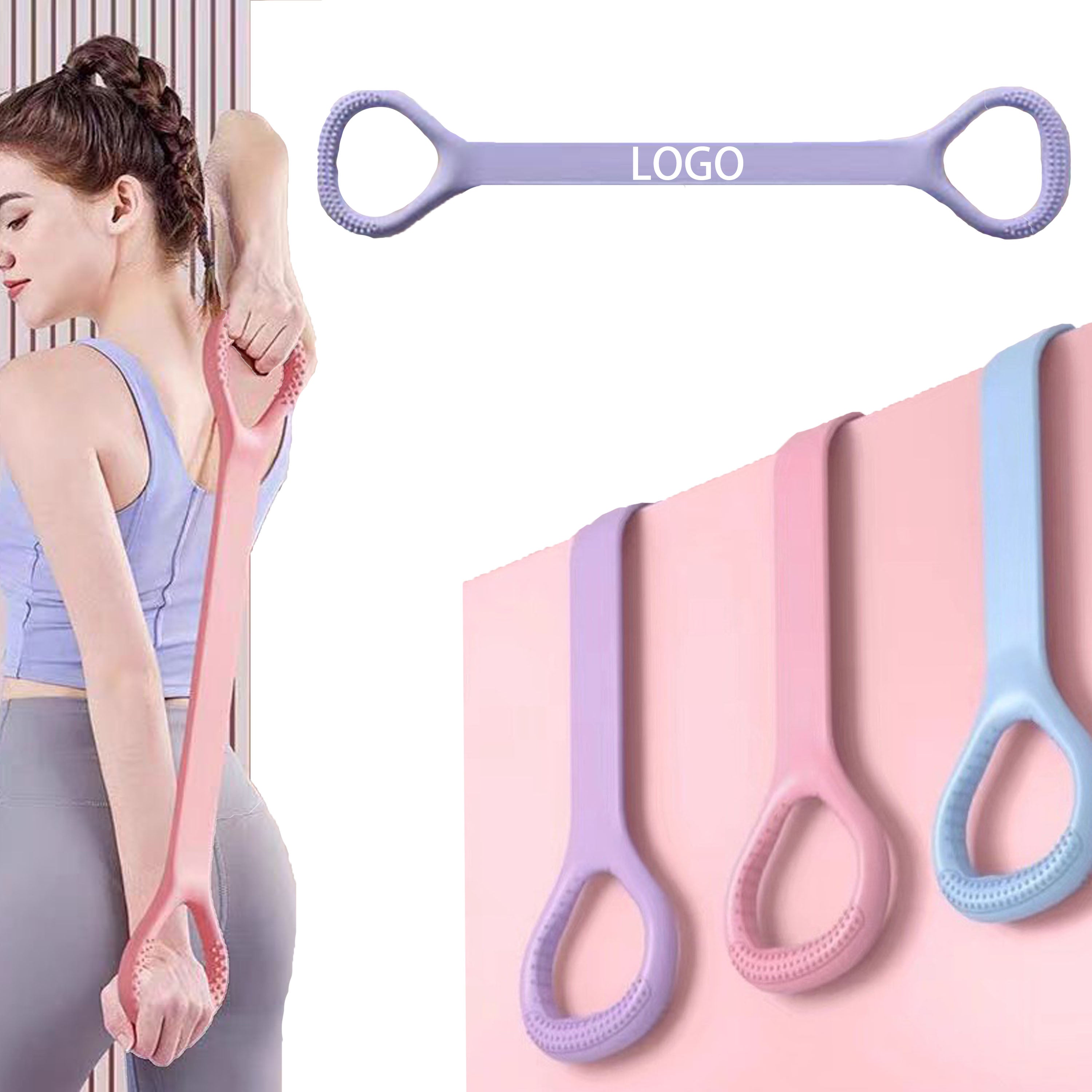 Women'S Yoga Pilates Stretch Rope For Back And Slimming