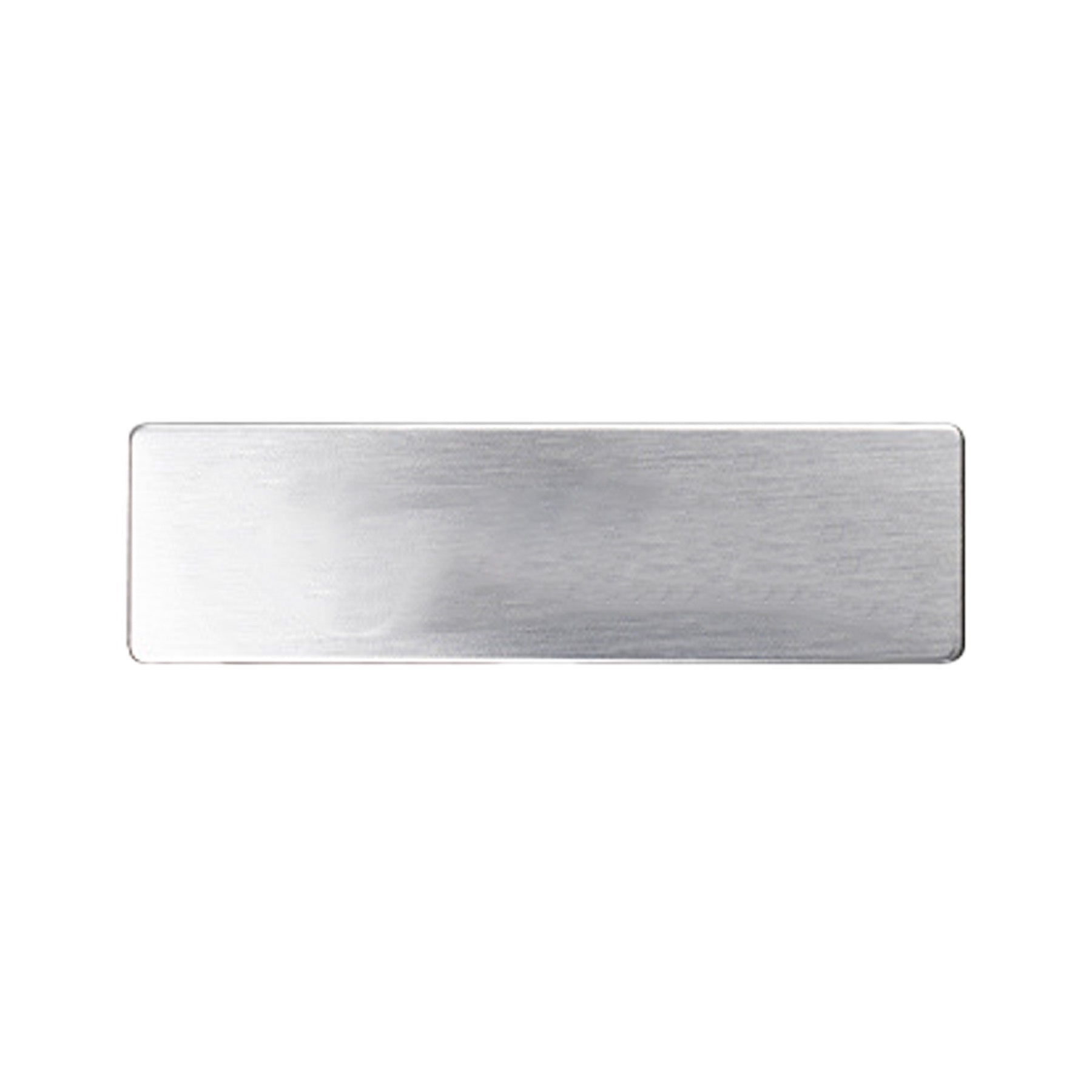 Stainless Steel Name Tag with Pin or Magnetic Back