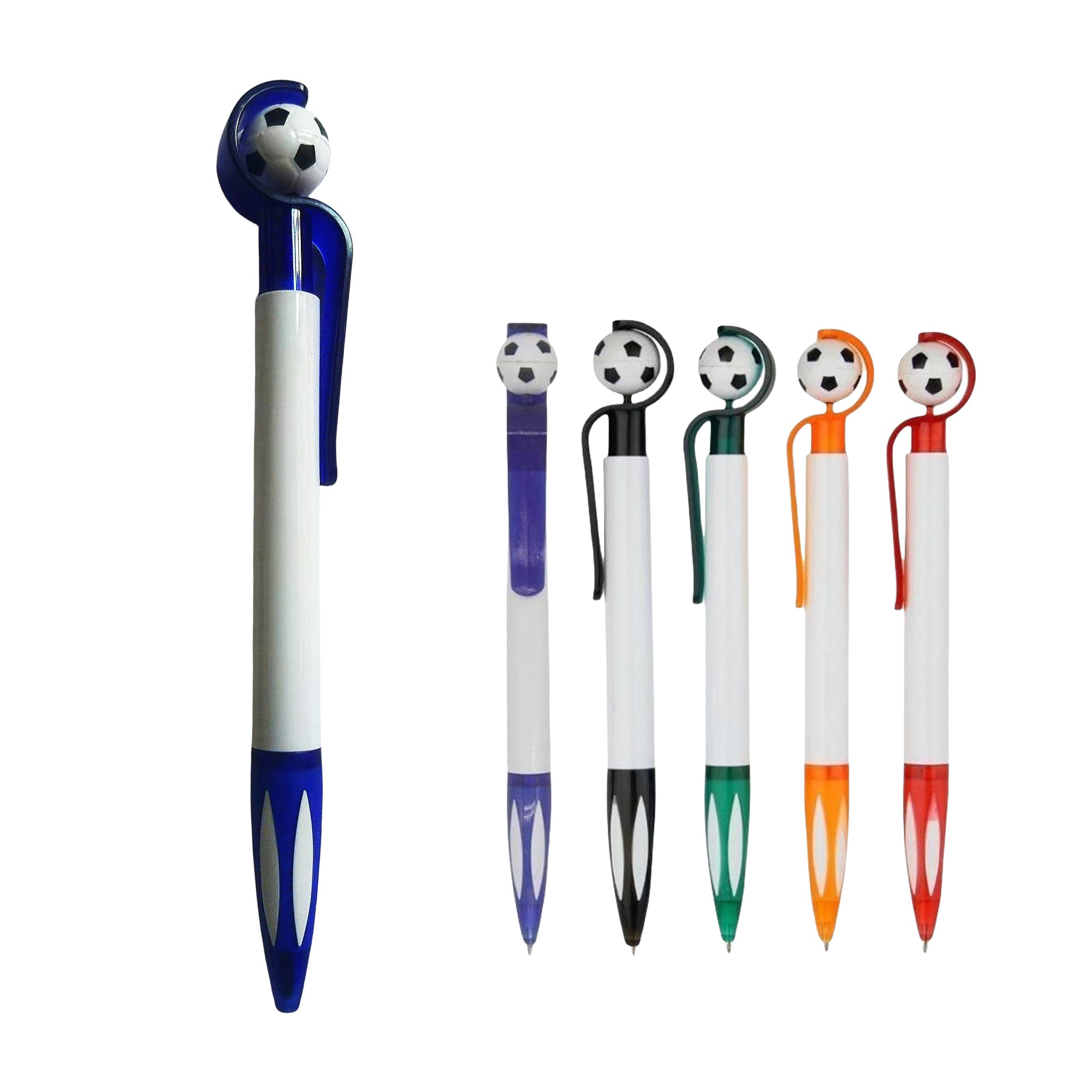 Plastic Spinning Soccer Ball Click Pen