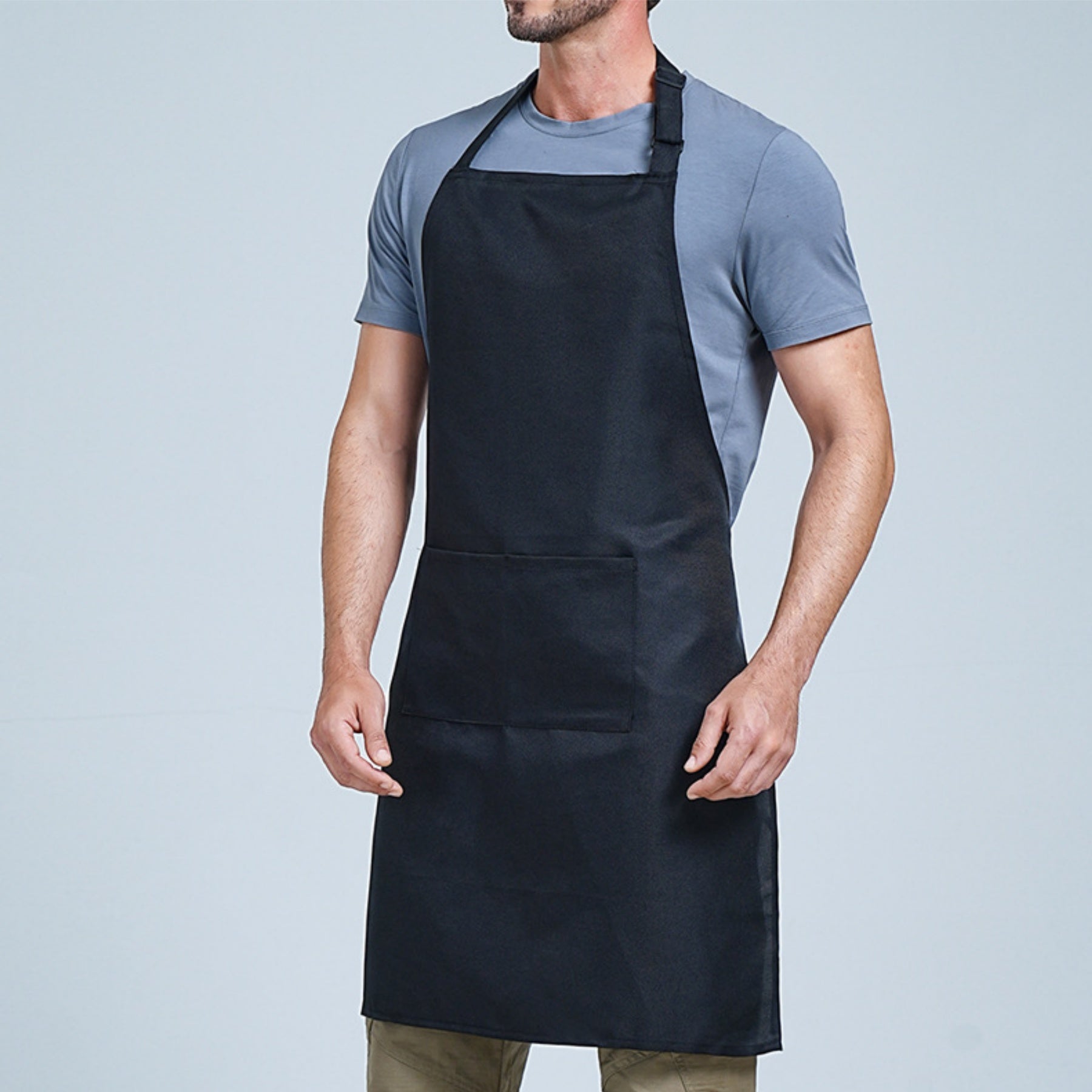 Waterproof Solid Color Sleeveless Apron