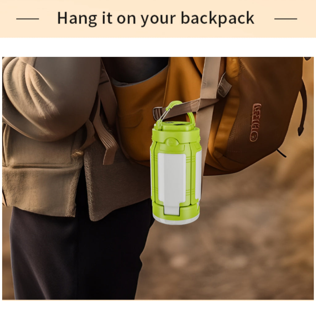 Foldable Camping Lantern 90° Waterproof Battery Display