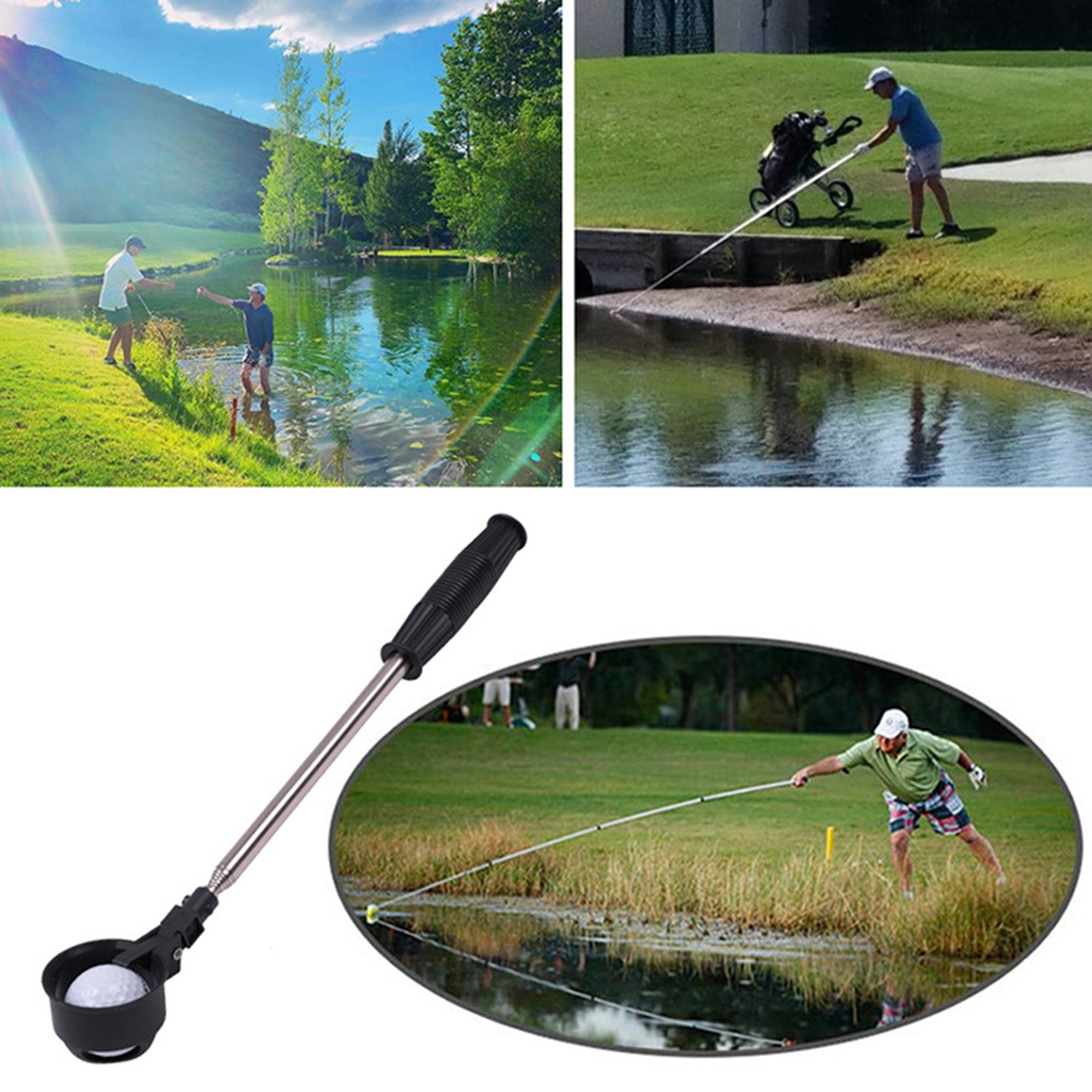 Extendable Golf Ball Retriever Picker