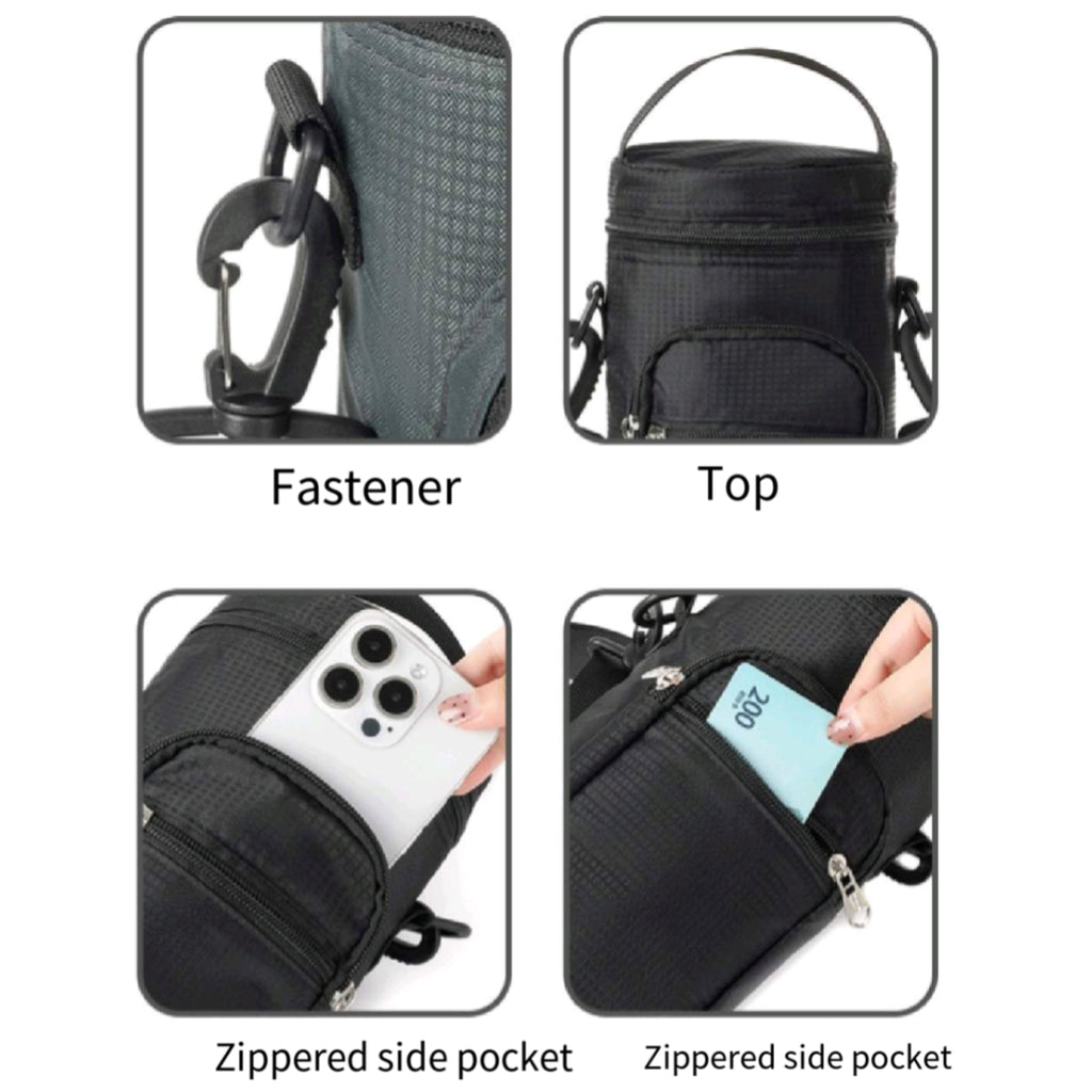 Insulated Thermal 50.7oz Water Bottle Cover Oxford Travel