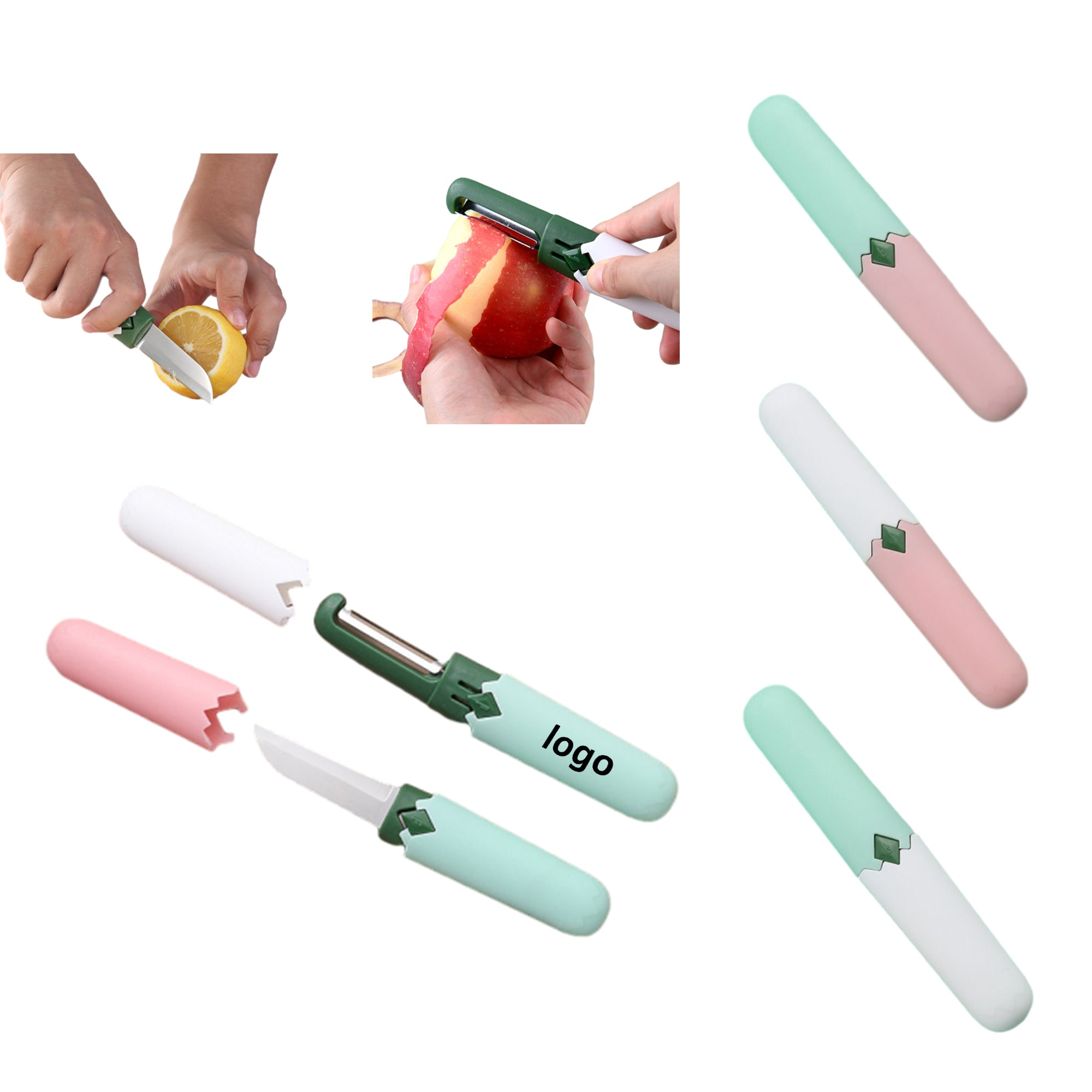 2-in-1 Fruit Knife Peeler