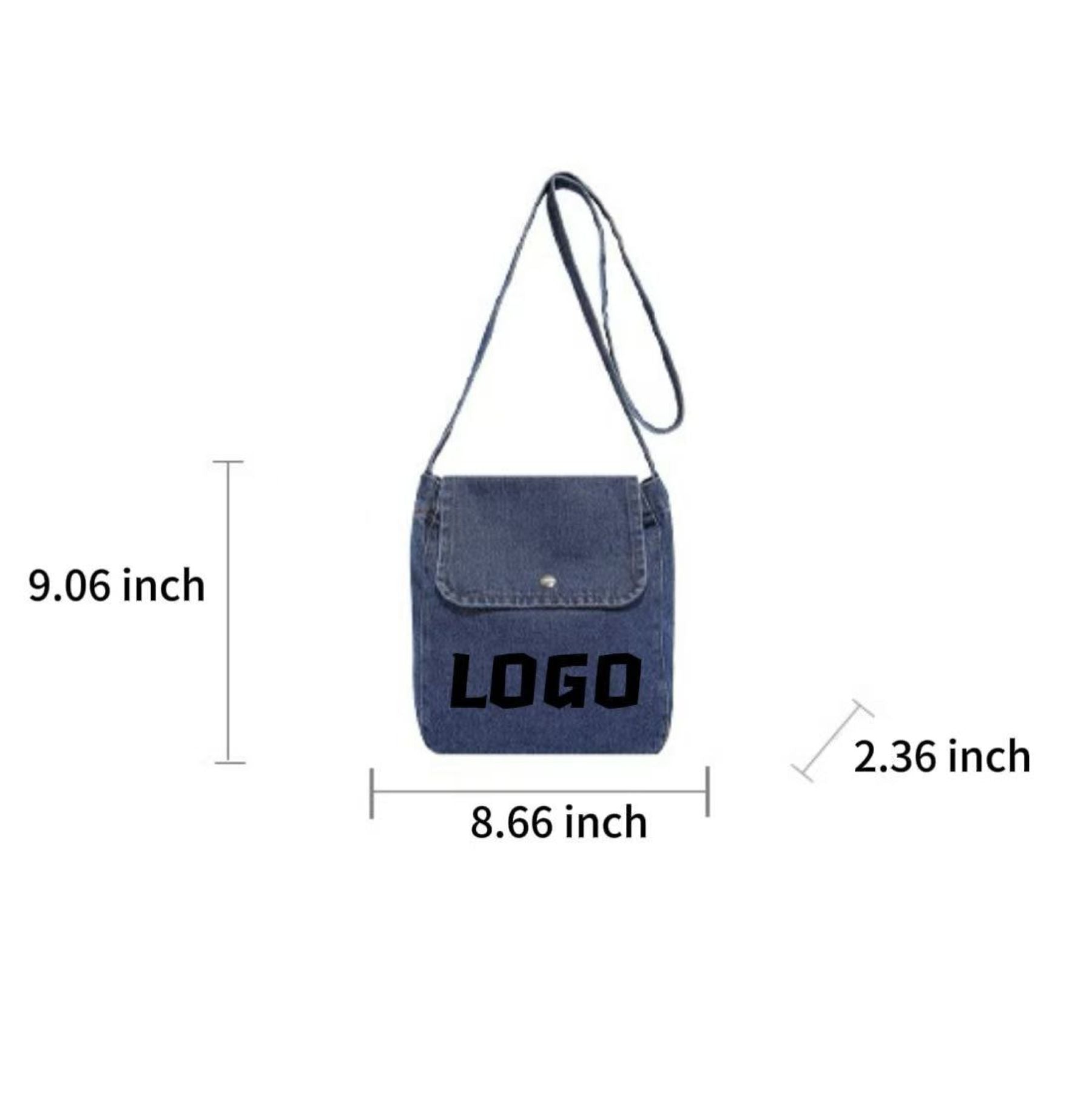 Jeans Fabric Commuting Bag