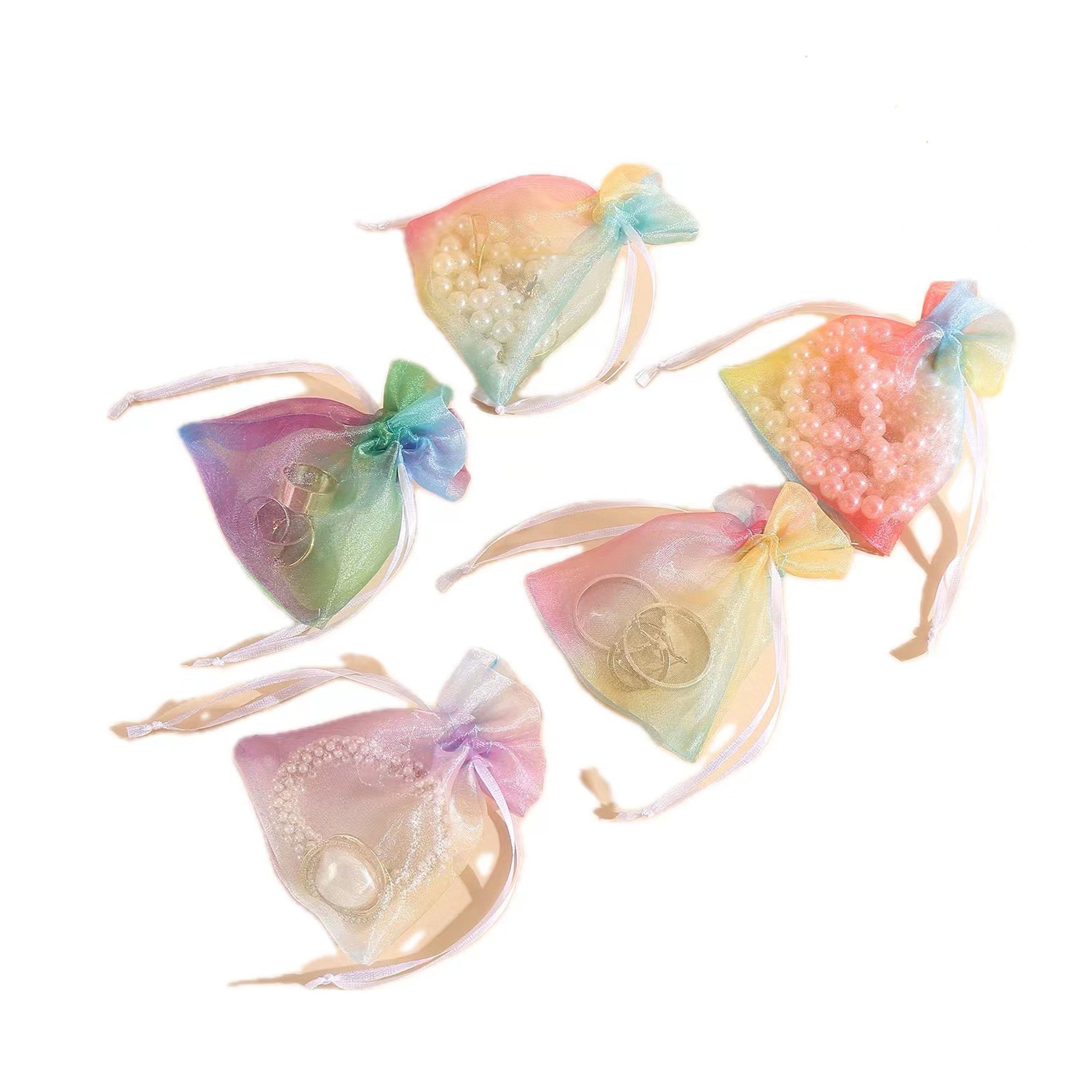 Drawstring Organza Jewelry Pouches